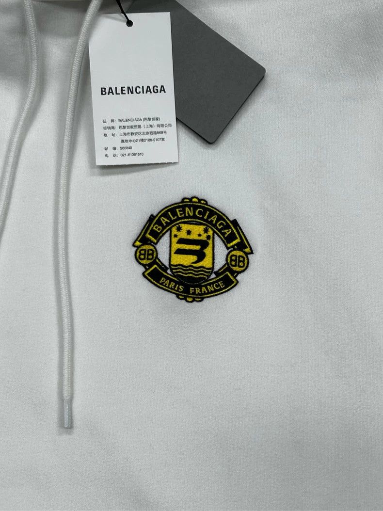 Balenciaga Balenciaga Logo double hook boomerang hooded hoodie Size US XS / EU 42 / 0 - 4 Thumbnail