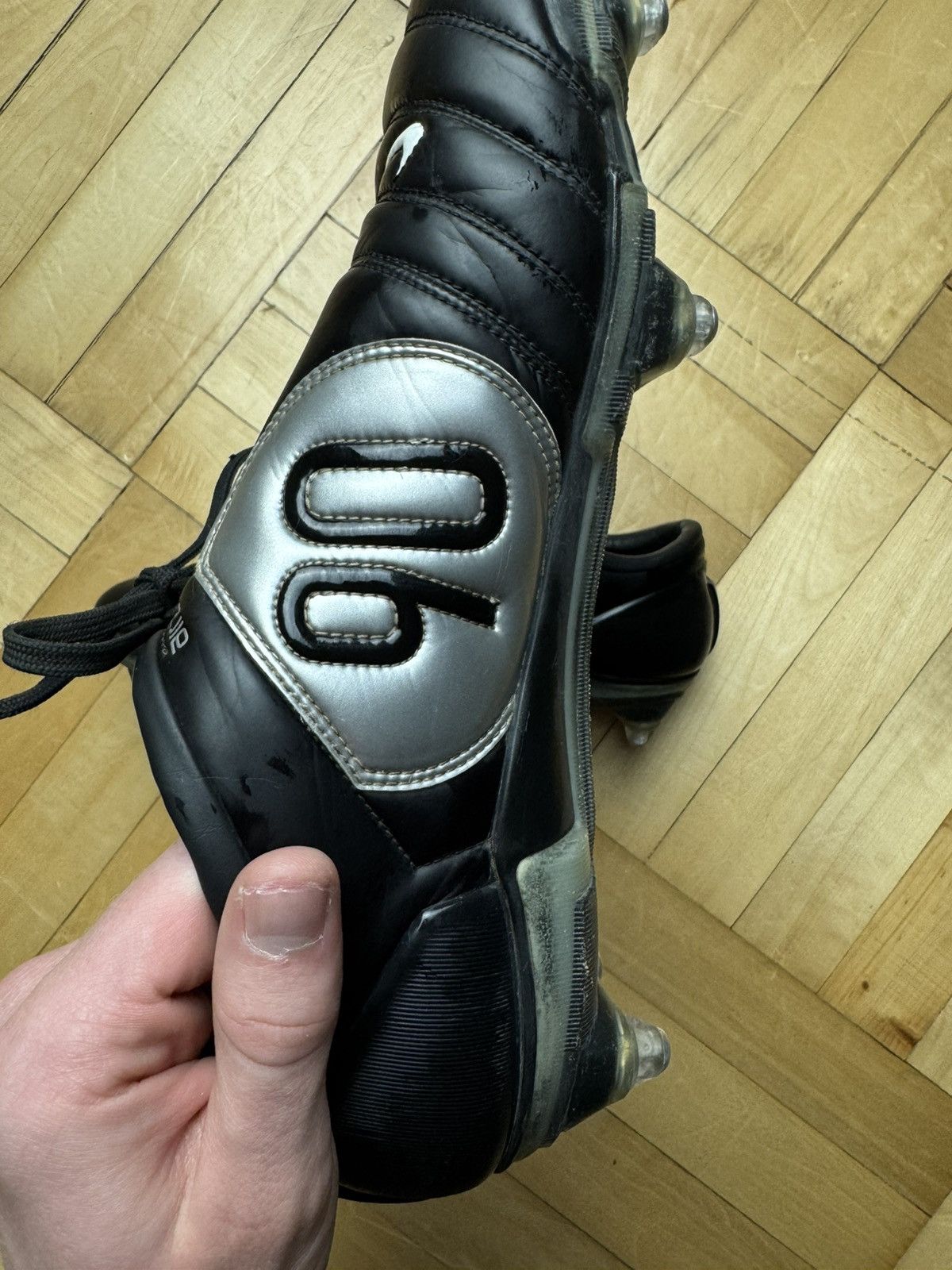 Nike Nike Total 90 Zoom Air SG – Vintage Football Boots / Rare Size US 12 / EU 45 - 9 Thumbnail