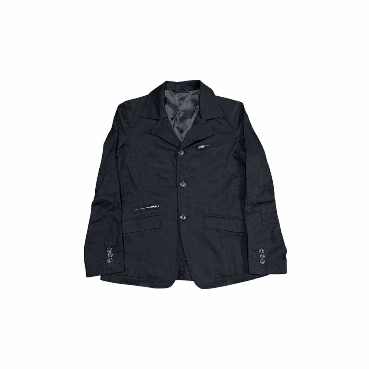 Issey Miyake 🔥Y2K Archived Tete Homme Zipper Blazer Jacket Punk Size US M / EU 48-50 / 2 - 4 Thumbnail