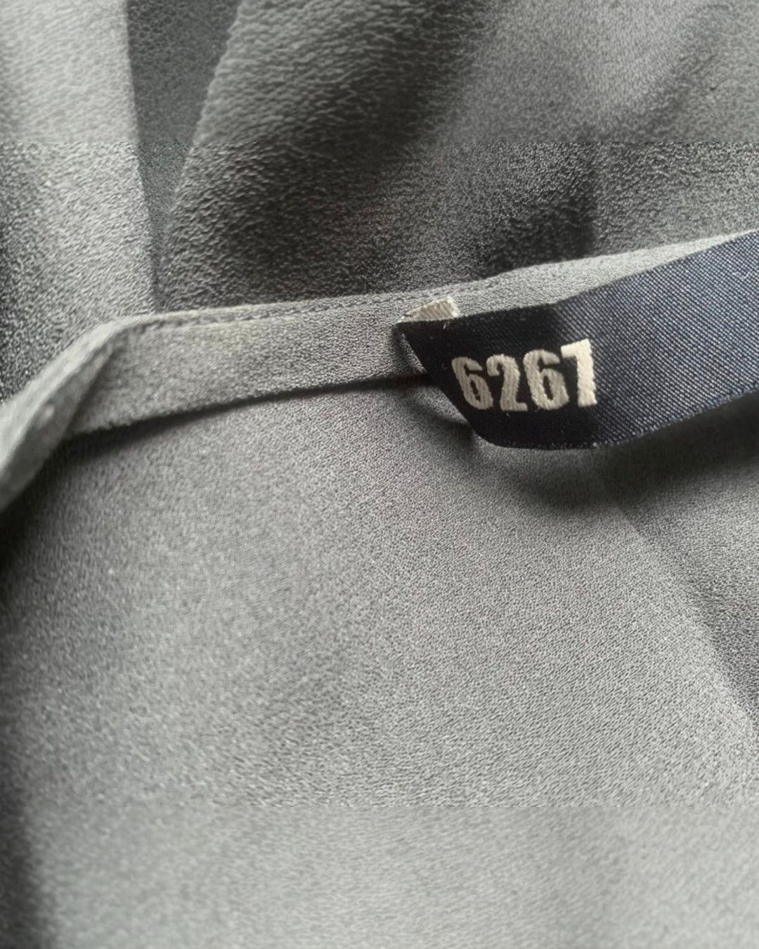 Other Aquilano Rimondi- Charcoal Grey Pure Silk Shirt 62–67 it 46 Size M / US 6-8 / IT 42-44 - 6 Thumbnail