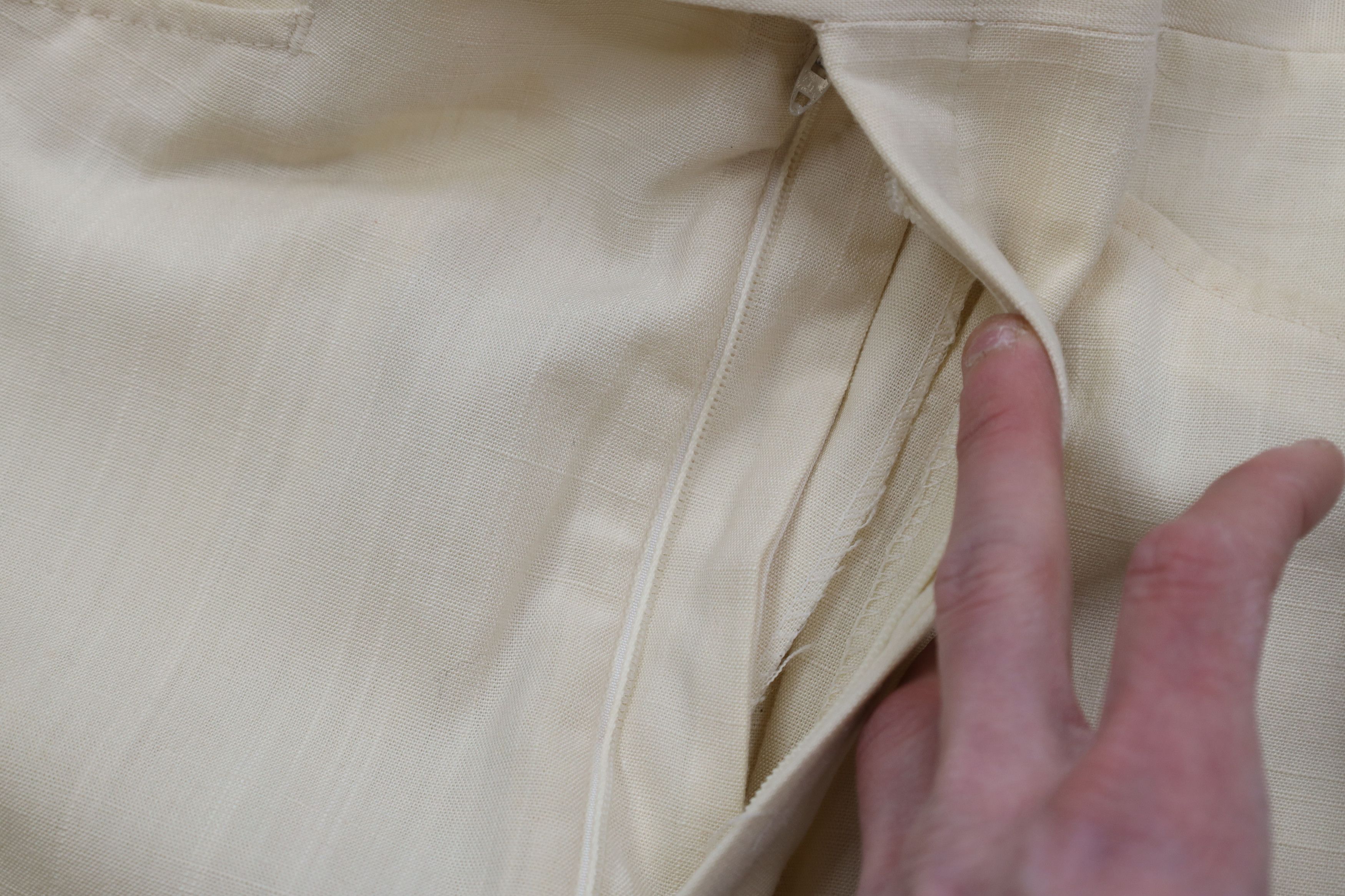 Vintage AS IS Vintage 70s Streetwear Linen Blend Wide Leg Pants Size US 34 / EU 50 - 8 Thumbnail