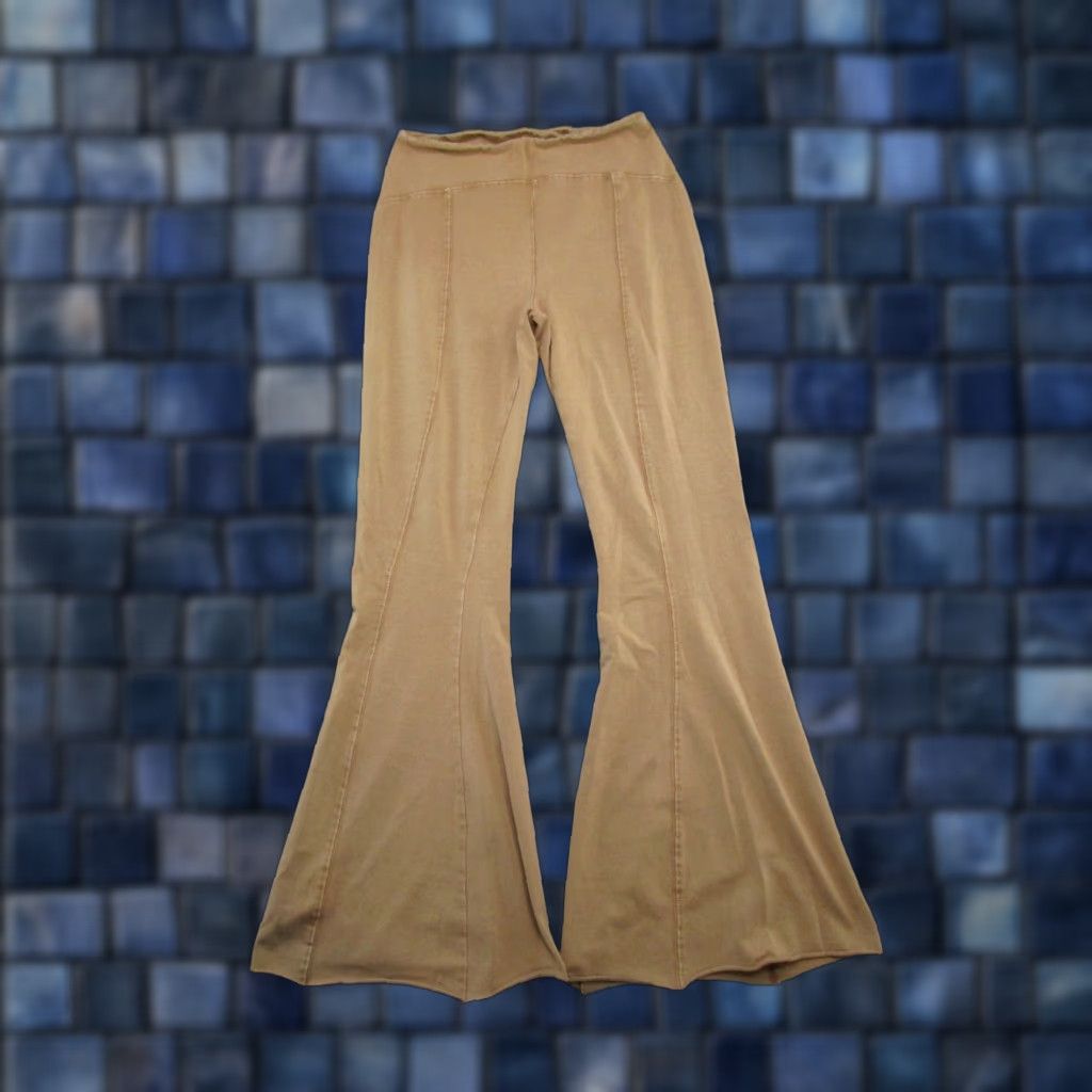 Urban Outfitters Urban Outfitters Out From Under Pants Women Beige Flared Leggings Size M Size 32" / US 10 / IT 46 - 1 Thumbnail