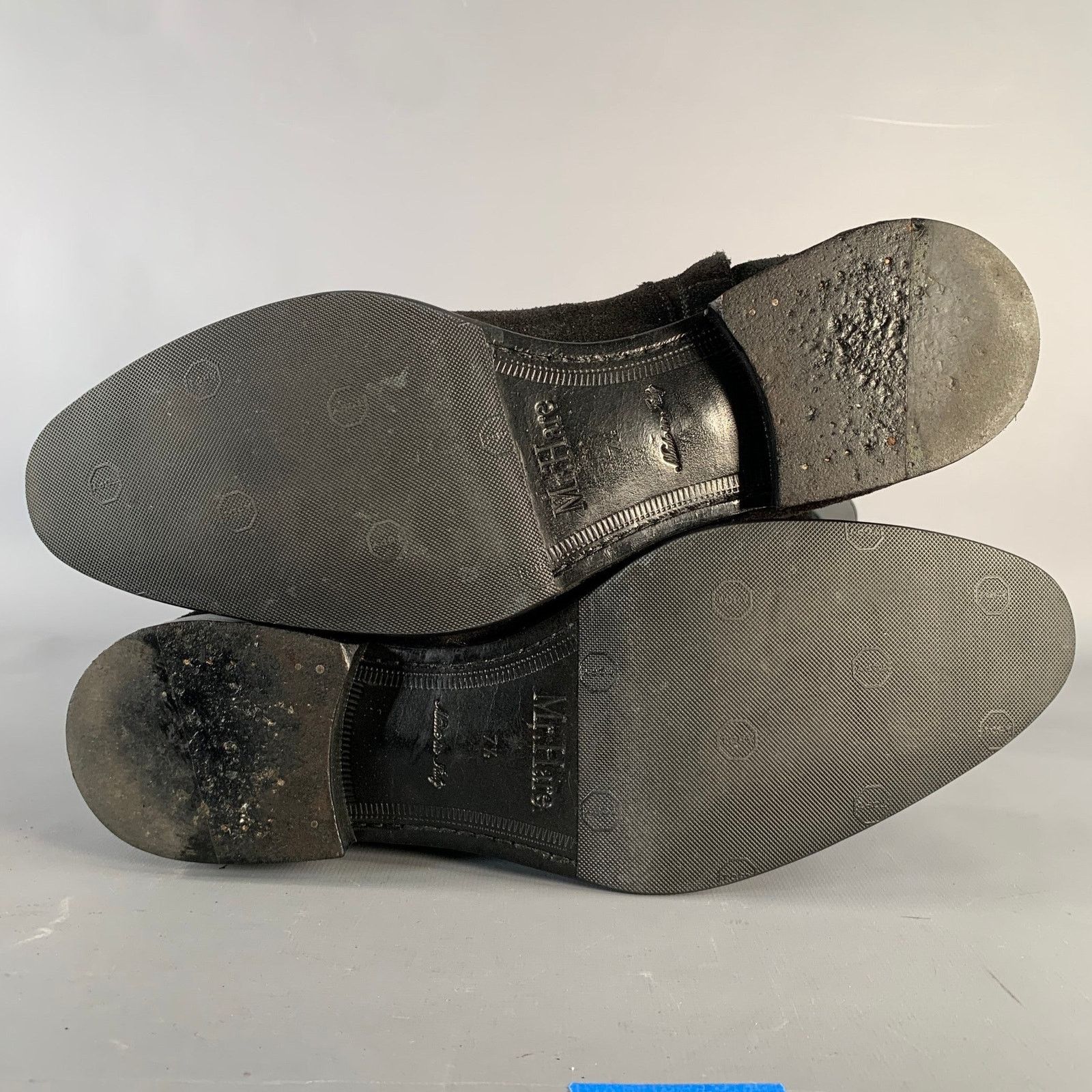 Mr. Hare MR. HARE Size 8.5 Trane Black Suede Side Zipper Ankle Boots Size US 8.5 / EU 41-42 - 6 Thumbnail