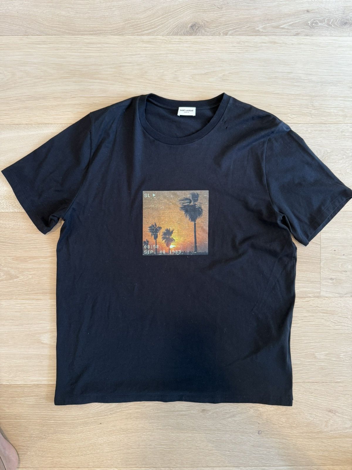 Saint Laurent Paris Saint Laurent Palm Tree T-Shirt | Grailed