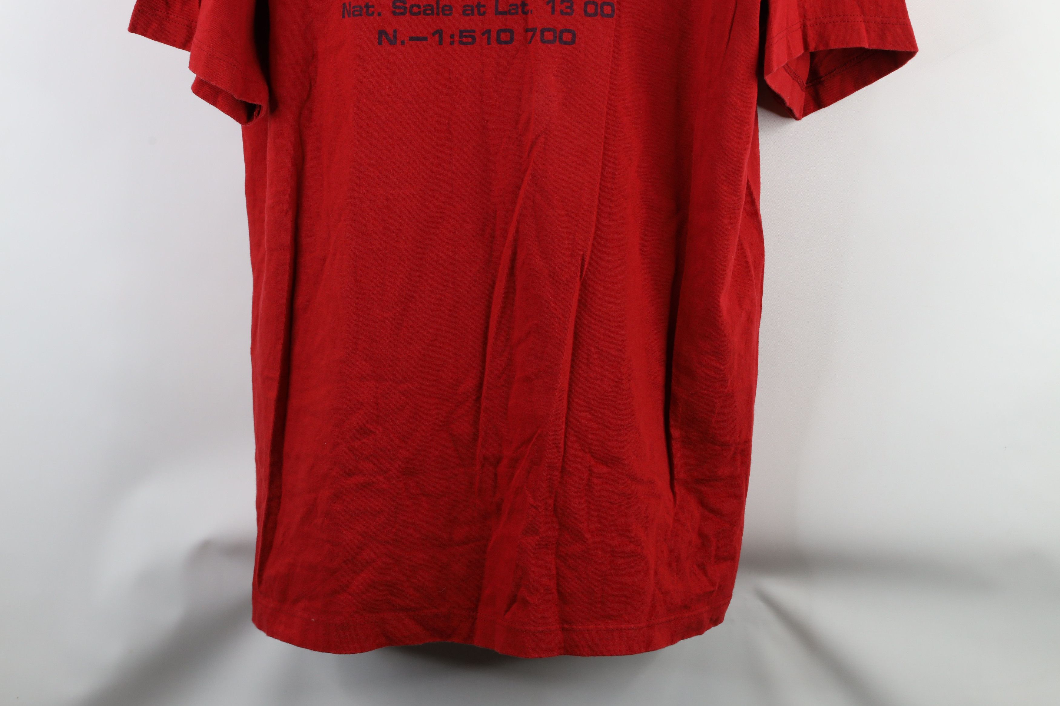 Nautica × Vintage Vintage 90s Nautica Windward Sailing Boat T-Shirt Red USA Size US XL / EU 56 / 4 - 3 Thumbnail