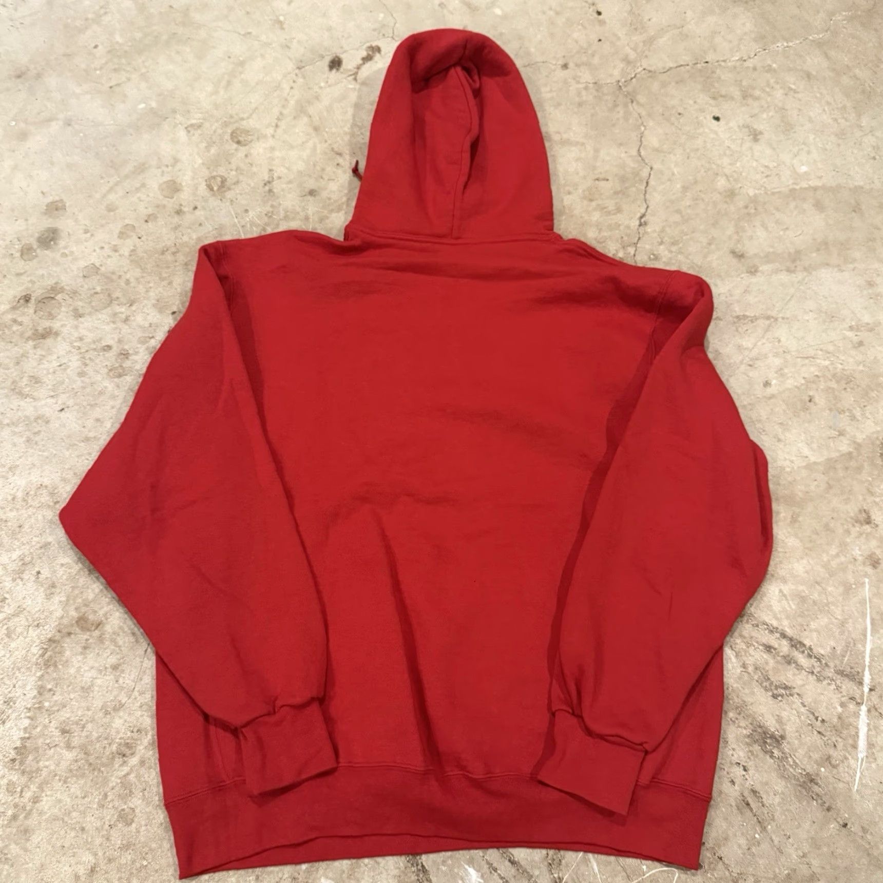 Russell Athletic Russell Athletic Mens Dri-Power Hoodie Sweatshirt Red Spellout Size XL Size US XL / EU 56 / 4 - 2 Thumbnail
