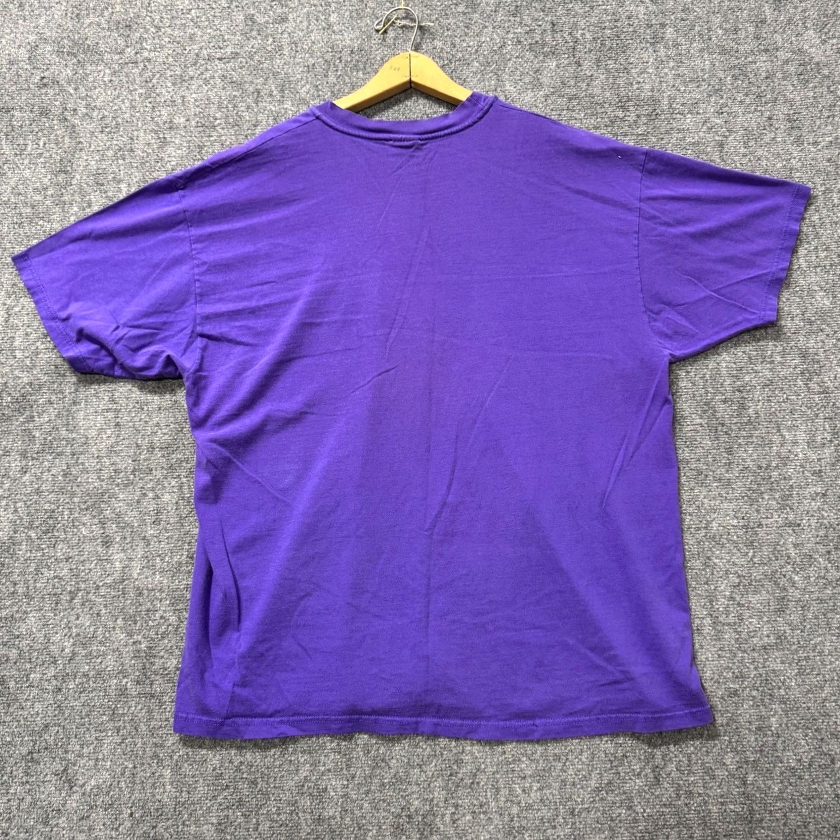 Hanes VINTAGE Kayla T-Shirt Hanes Beefy-T 2XL Purple Men Big & Tall 100% Cotton Y2K Size US XXL / EU 58 / 5 - 8 Thumbnail
