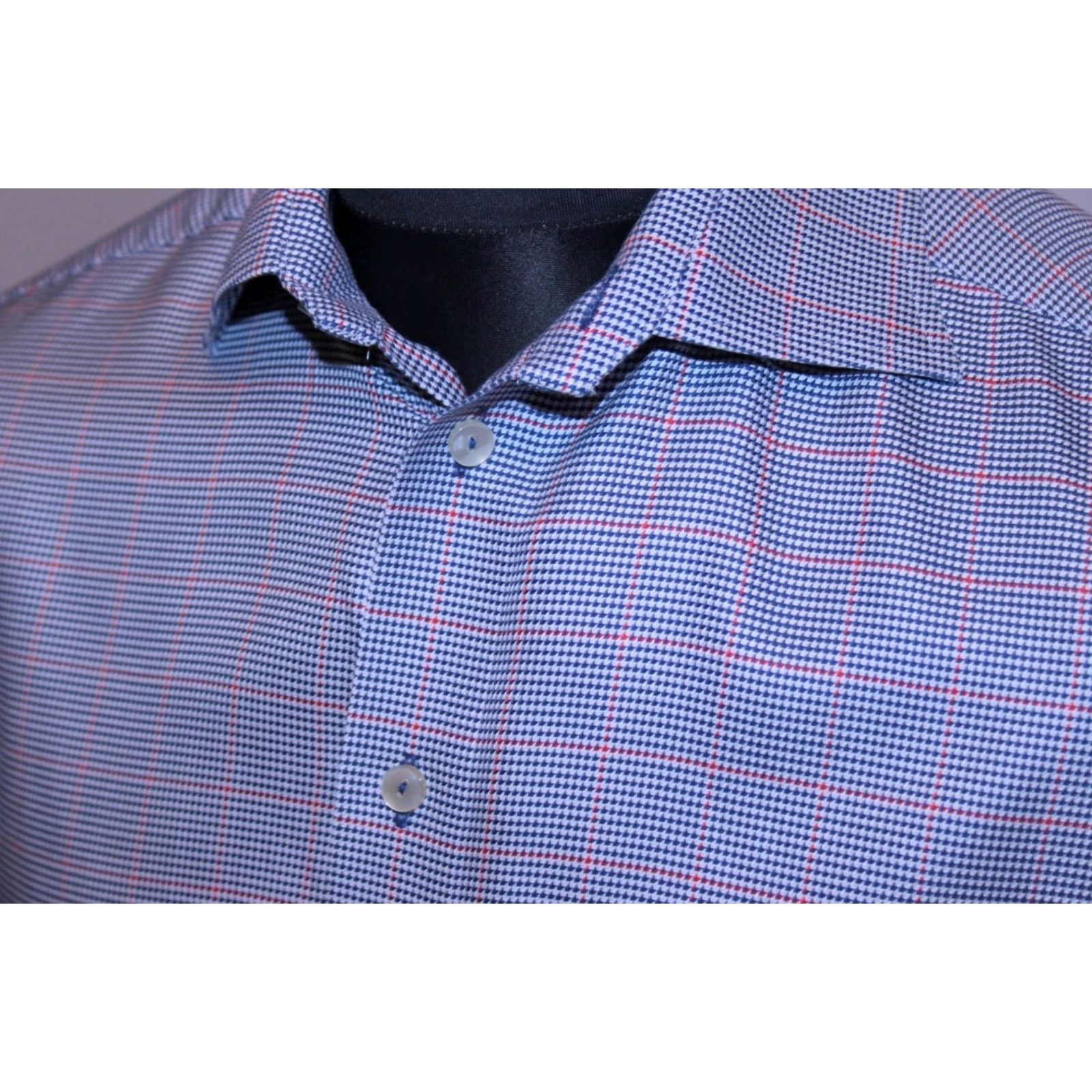 Eton Eton Dress Shirt Mens Size 42 16 1/2 Multicoloured Regular Business-Regular Collar Size US XL / EU 56 / 4 - 2 Thumbnail