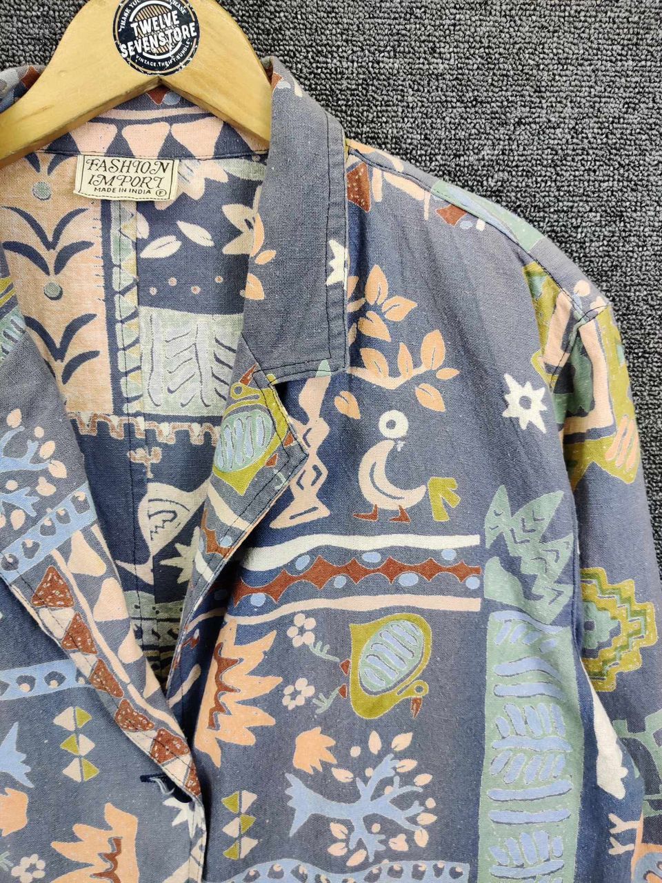 Vintage Vintage Unbrand Art Hawaii Blazer Coat Size US L / EU 52-54 / 3 - 6 Thumbnail