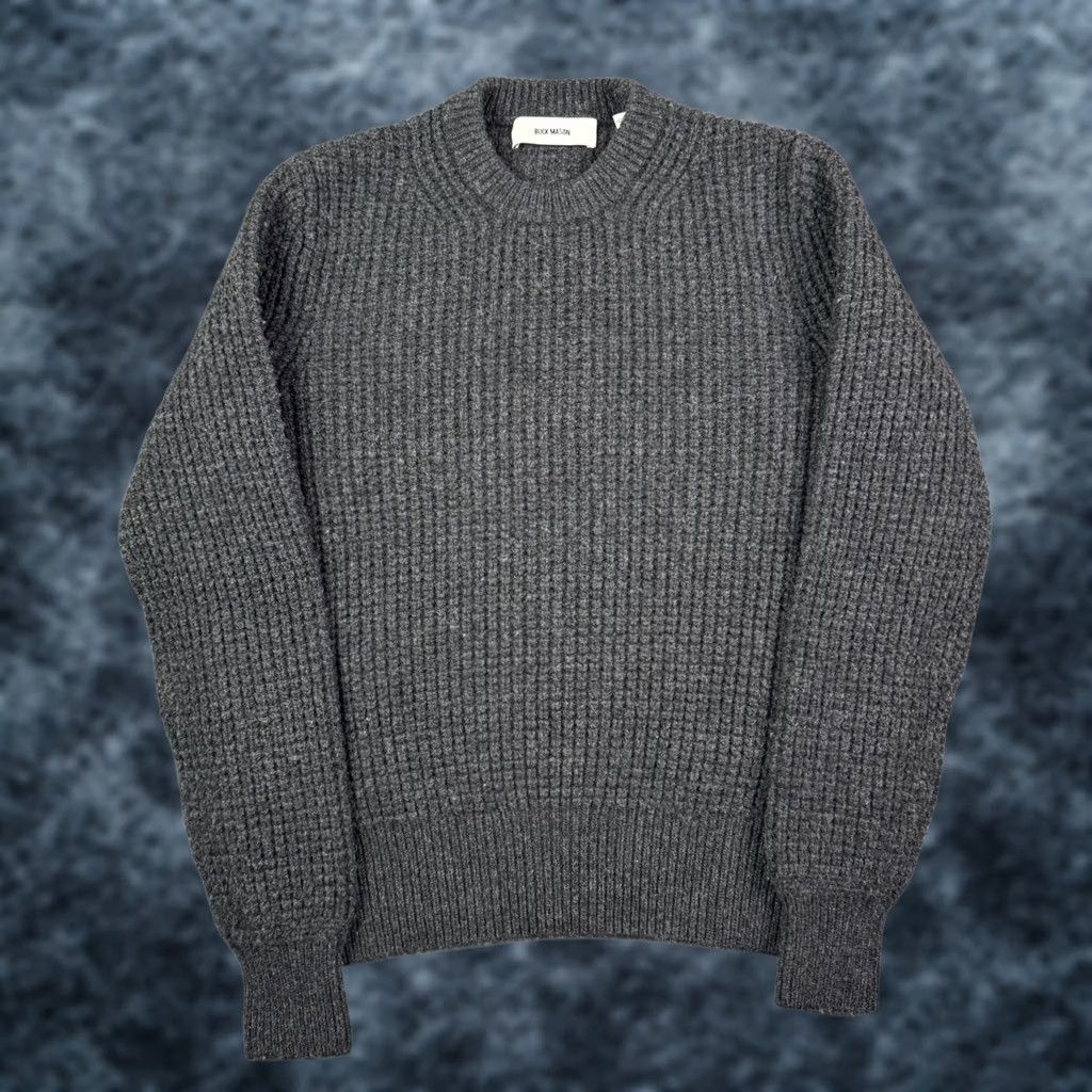 Buck Mason Buck Mason Mens Small Gray Herdsman Crew Sweater Merino Wool Cashmere Blend Size US S / EU 44-46 / 1 - 1 Thumbnail