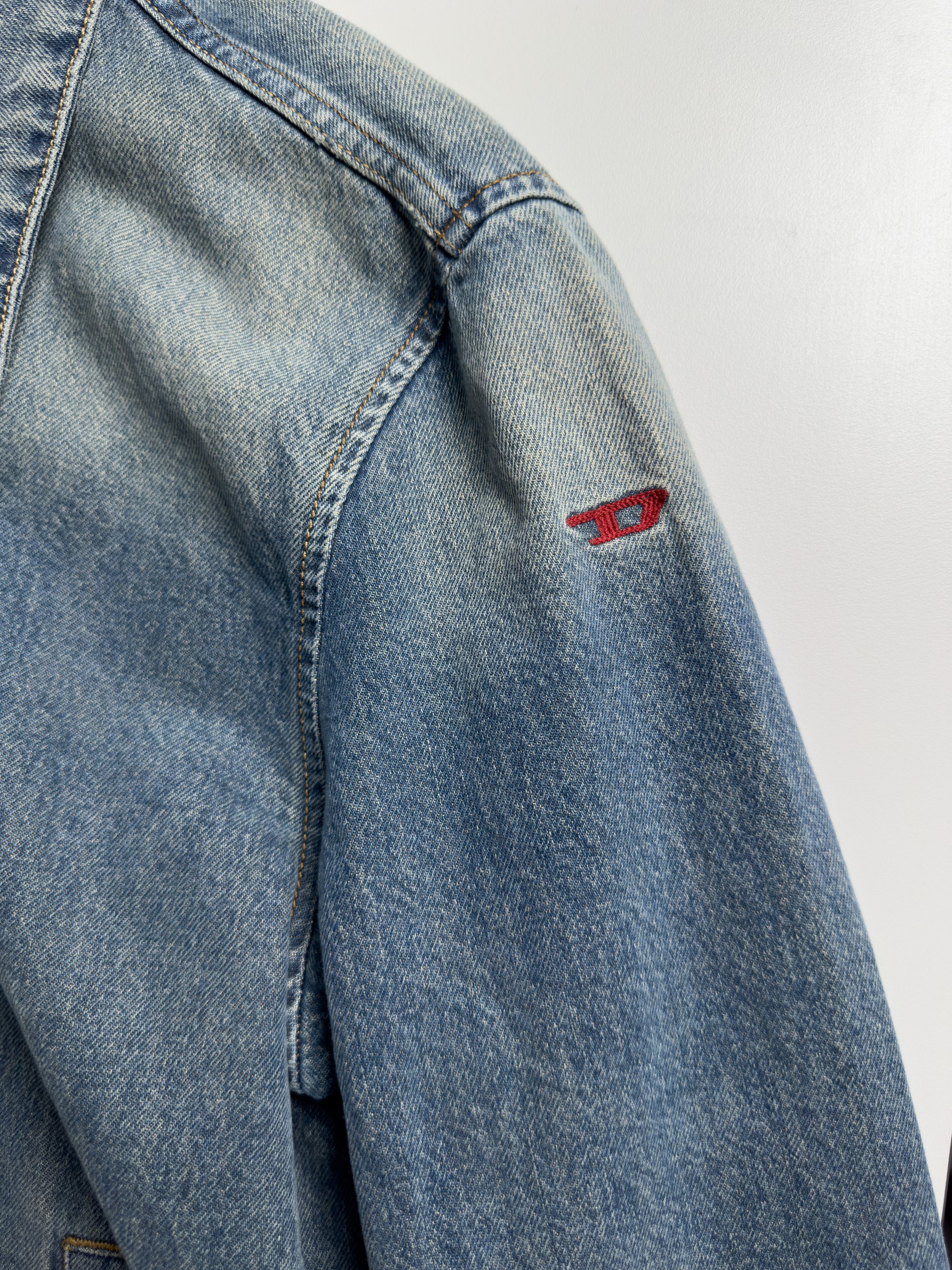 Diesel Denim blouson jacket with dirt wash Size US M / EU 48-50 / 2 - 3 Thumbnail