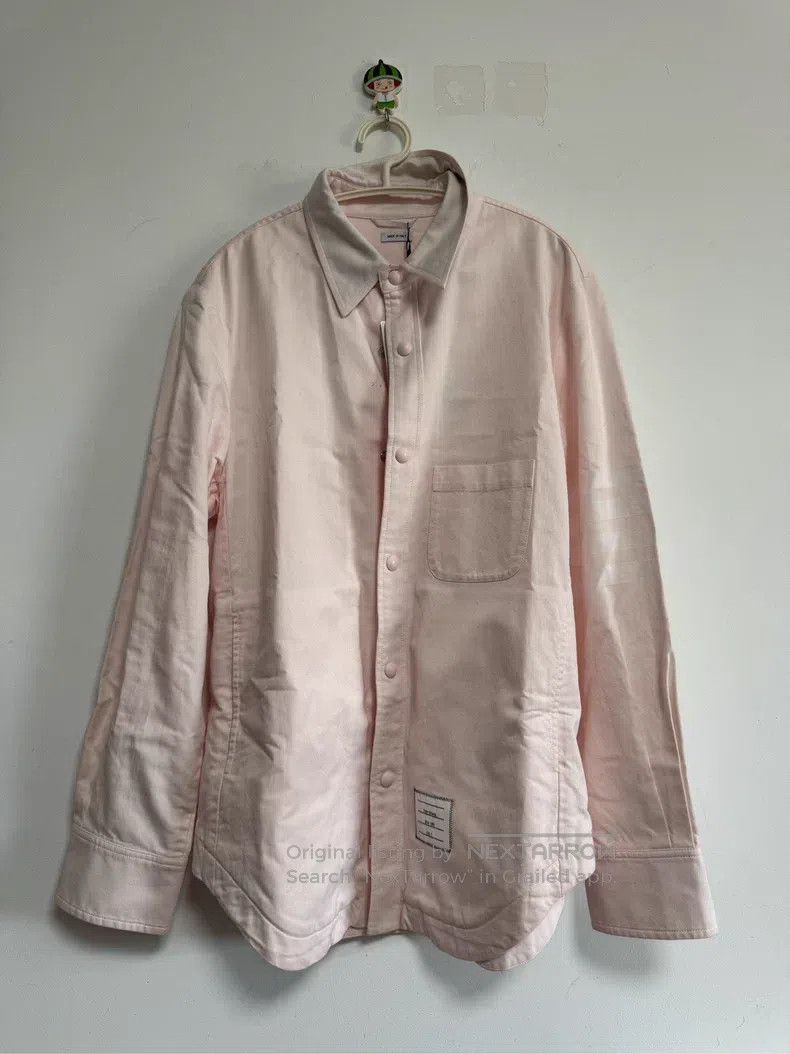Thom Browne Thom Browne Pink Shirt Jacket Size US M / EU 48-50 / 2 - 1 Thumbnail