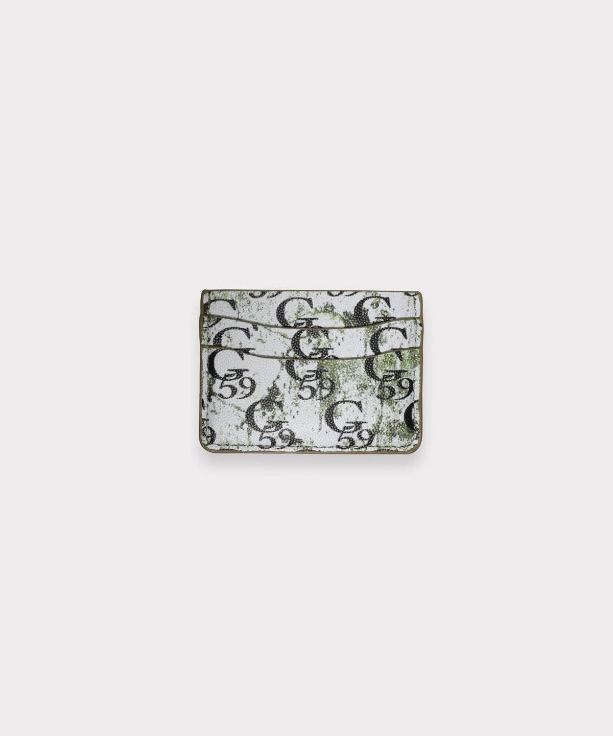 G59 Records G59 MOLD MONOGRAM CARD HOLDER WALLET (GREEN PATTERN) Size ONE SIZE - 4 Thumbnail