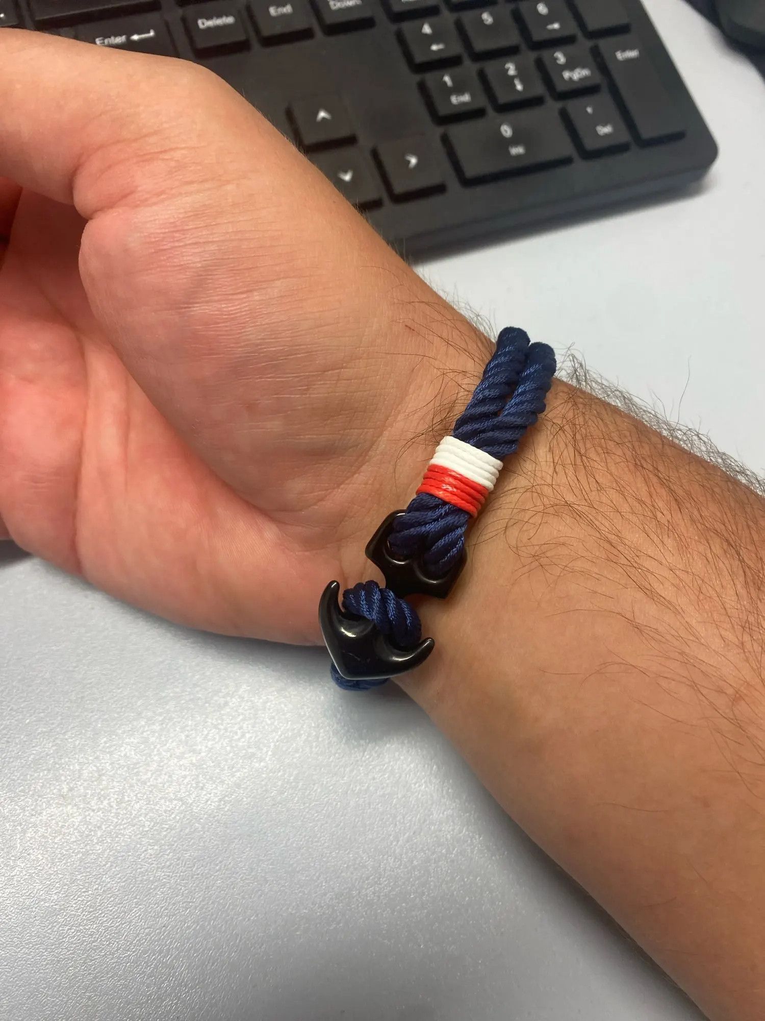 Other Double strand Waterproof Rope Anchor Bracelet Gift For Him Size ONE SIZE - 6 Thumbnail