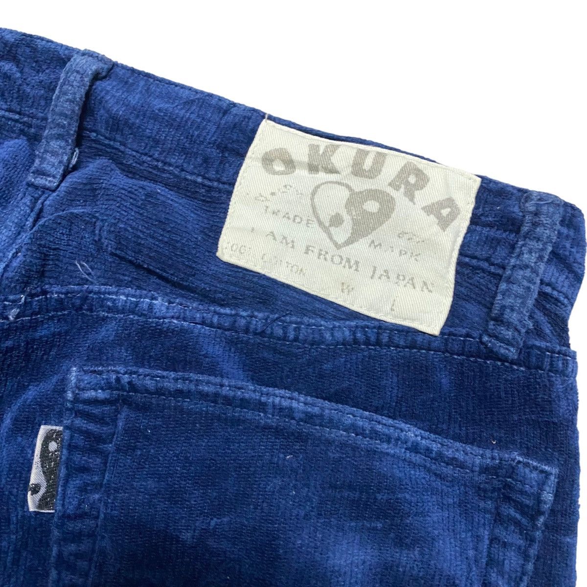 Blue Blue Japan Vintage OKURA Corduroy Pants Size US 31 - 12 Thumbnail