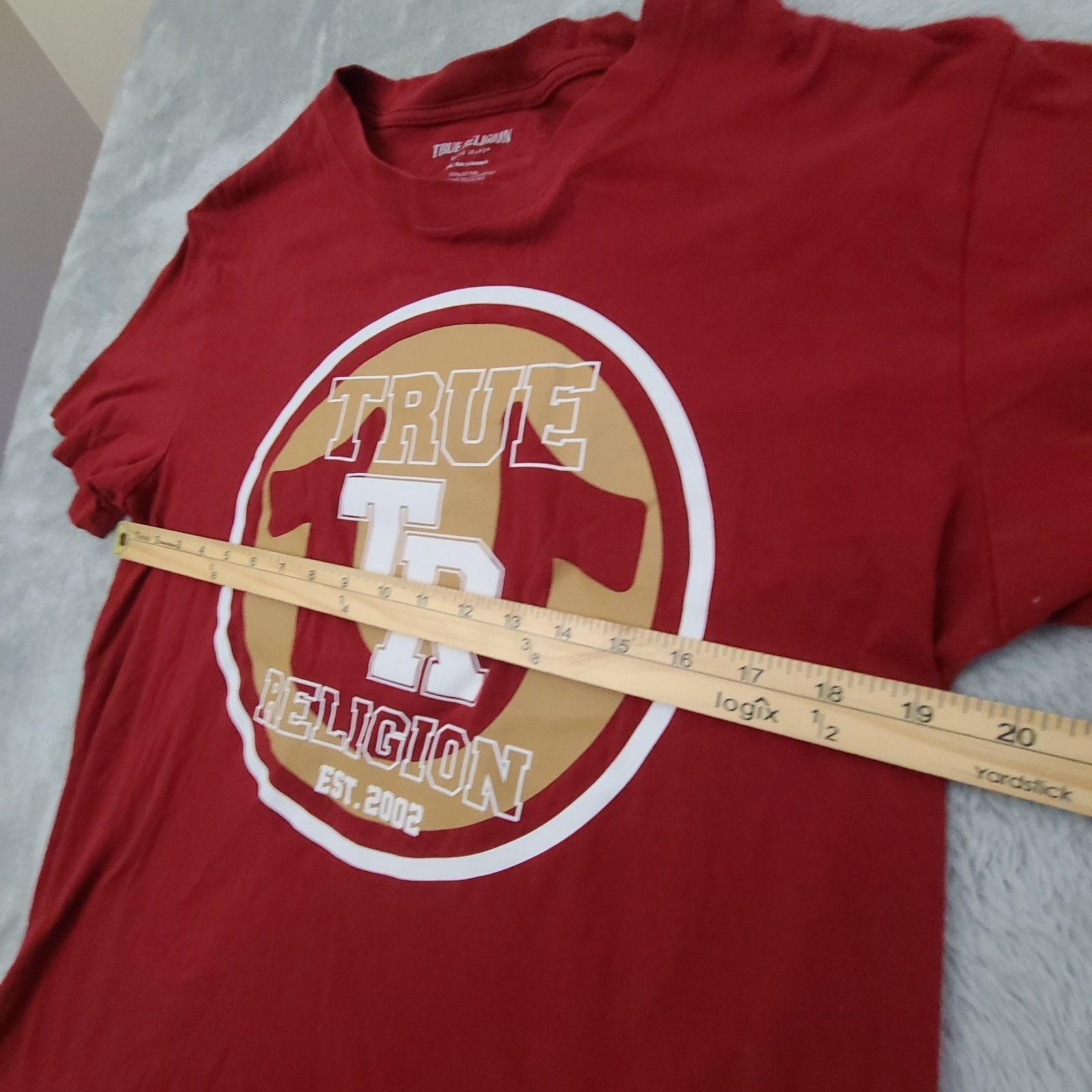 True Religion True Religion Shirt Mens Size L Red Graphic T Logo Adult Size US L / EU 52-54 / 3 - 4 Thumbnail