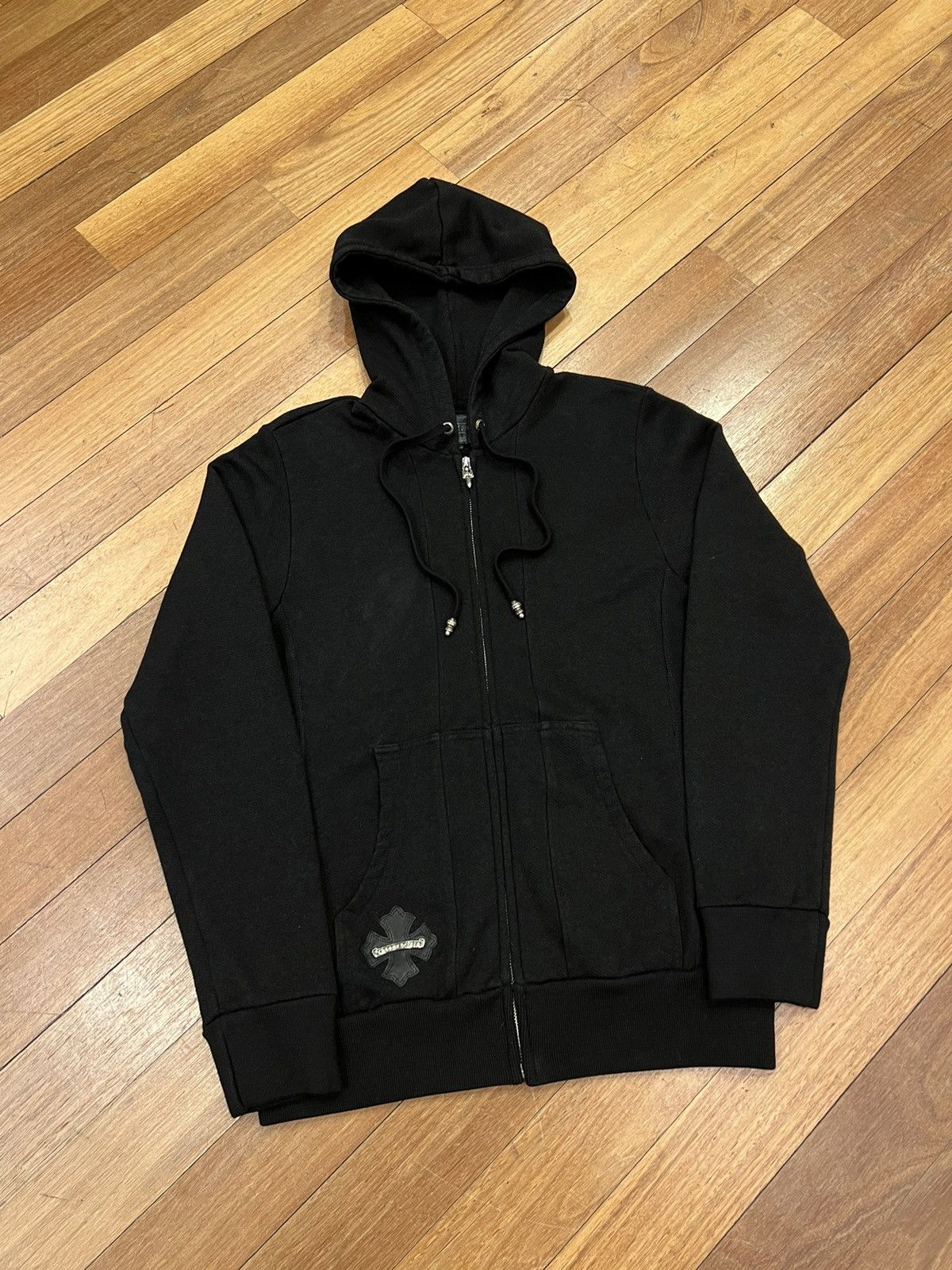 Chrome Hearts Chrome Hearts Leather Horseshoe Patch Zip Hoodie Size US S / EU 44-46 / 1 - 3 Thumbnail