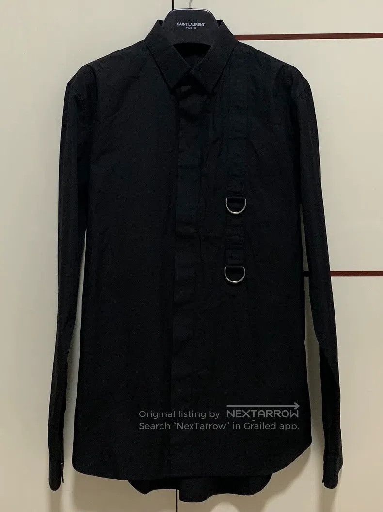 Dior Dior Size 39 Black Chest Iron Ring Shirt i Size US L / EU 52-54 / 3 - 1 Thumbnail