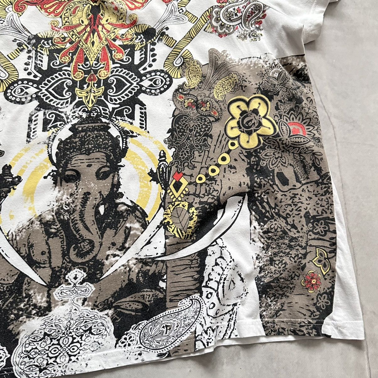 Hysteric Glamour × Undercover 00s Ganesha Hindu Indian Tattoo T Shirt Hysteric Glamour Size US XL / EU 56 / 4 - 4 Thumbnail