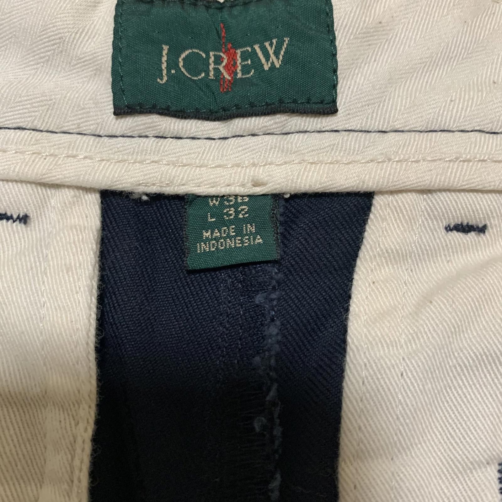 J.Crew J.Crew Men's Classic Fit Chino Pants Navy Blue W33 L32 Size US 33 - 4 Thumbnail