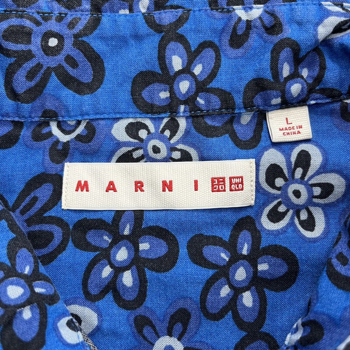 Marni × Uniqlo Marni Uniqlo Floral Oversized Printed Long Shirt Size L Size US L / EU 52-54 / 3 - 5 Thumbnail