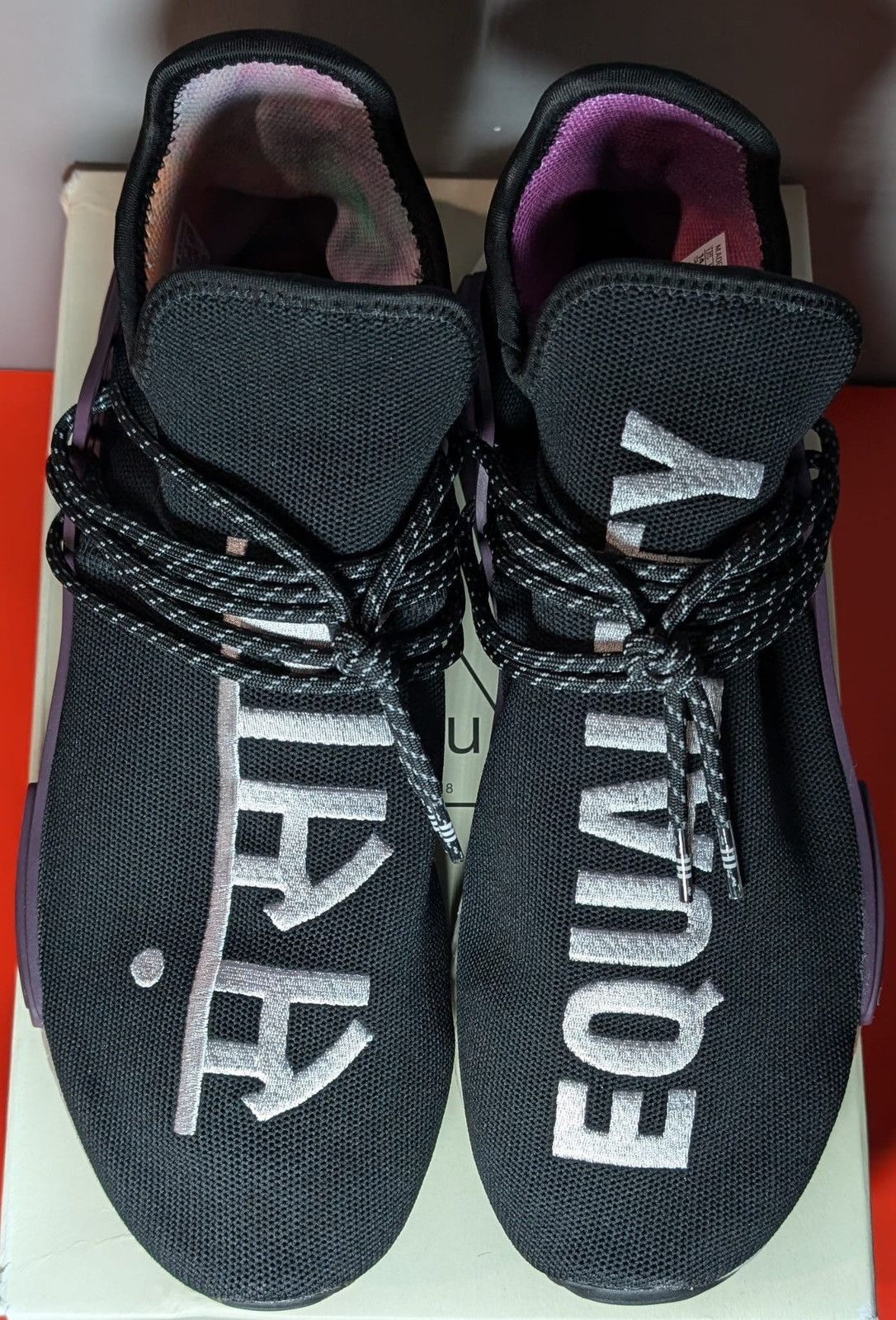 Adidas × Pharrell Size 14 - adidas Pharrell x NMD Human Race Trail Equality Size US 14 / EU 47 - 2 Thumbnail