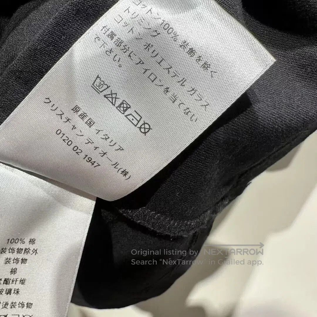Dior dior x sacai green embroidered short sleeve t-shirt. Size US M / EU 48-50 / 2 - 6 Thumbnail