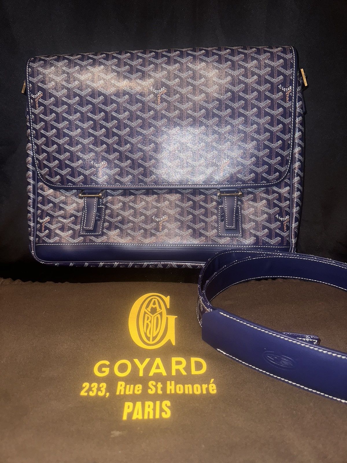 Goyard Grand Bleu GM Discotinued ‘Royal Blue/Navy’ Size ONE SIZE - 2 Thumbnail