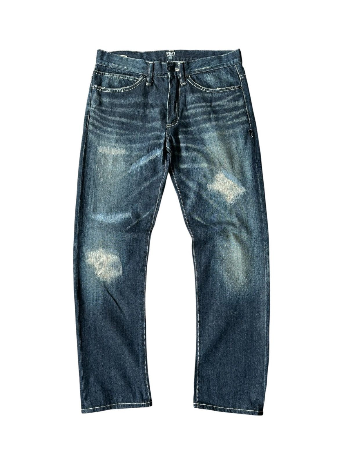 Wtaps 11SS - WTAPS '' Who Dares Wins '' trashed denim jeans Size US 32 / EU 48 - 1 Thumbnail