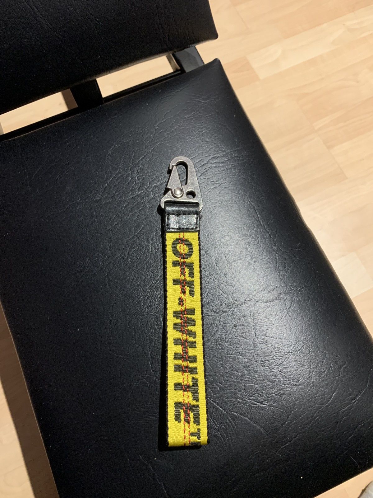 OFF-WHITE Industrial Key Chain in Yellow