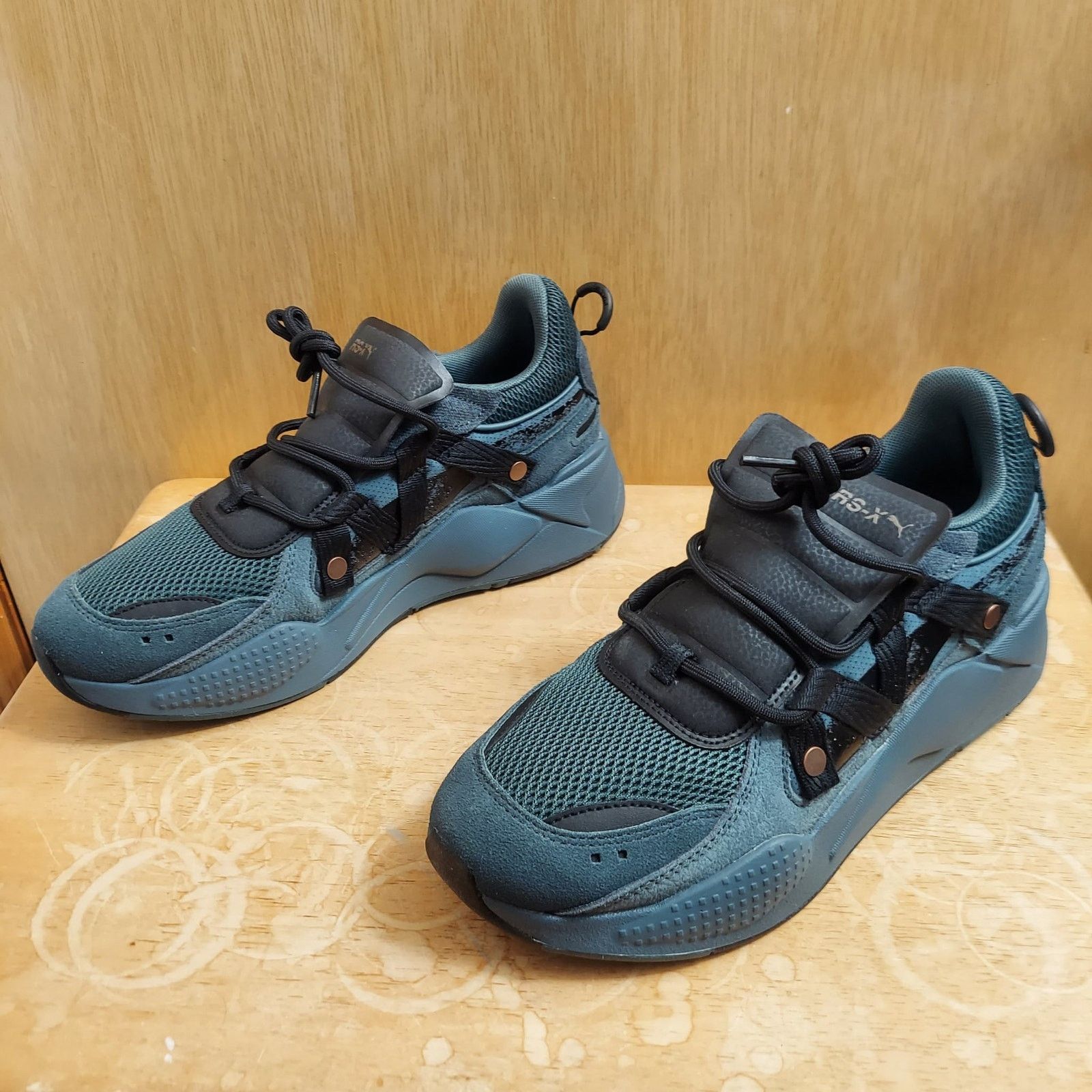 Puma Rs-X Diy Men's Us 9 Livid Blue Grey Running Shoes NWOT