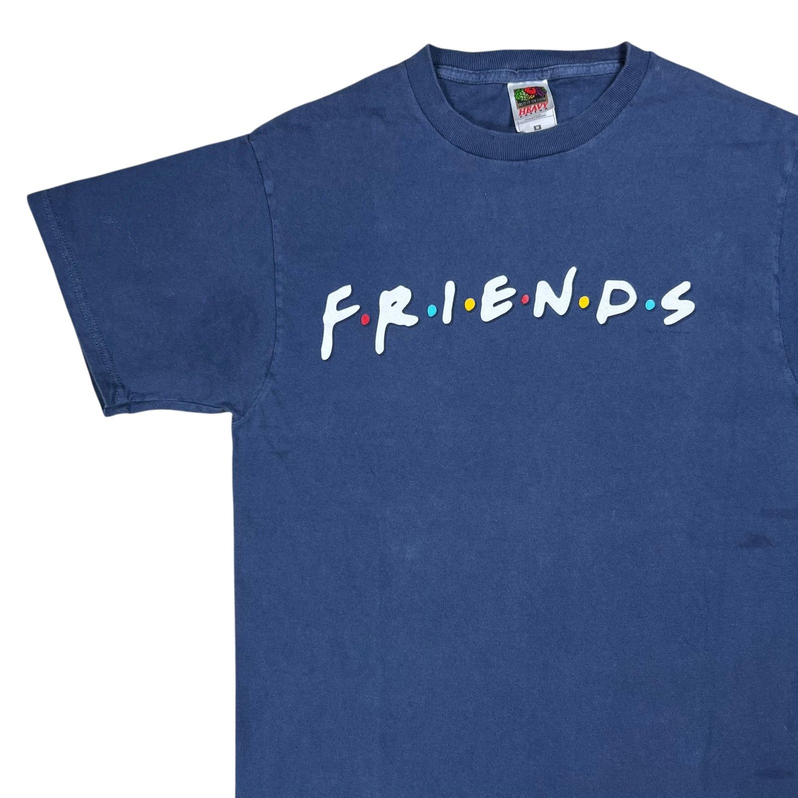 Fruit Of The Loom × Vintage Vintage 90s FRIENDS spell out TV show faded tee (M) Size US M / EU 48-50 / 2 - 4 Thumbnail