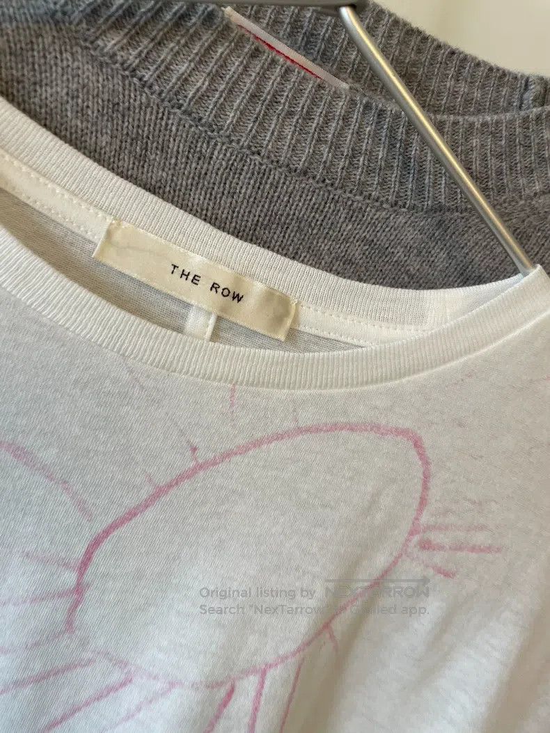 The Row The row Graffiti White Short Sleeve Size S / US 4 / IT 40 - 6 Thumbnail