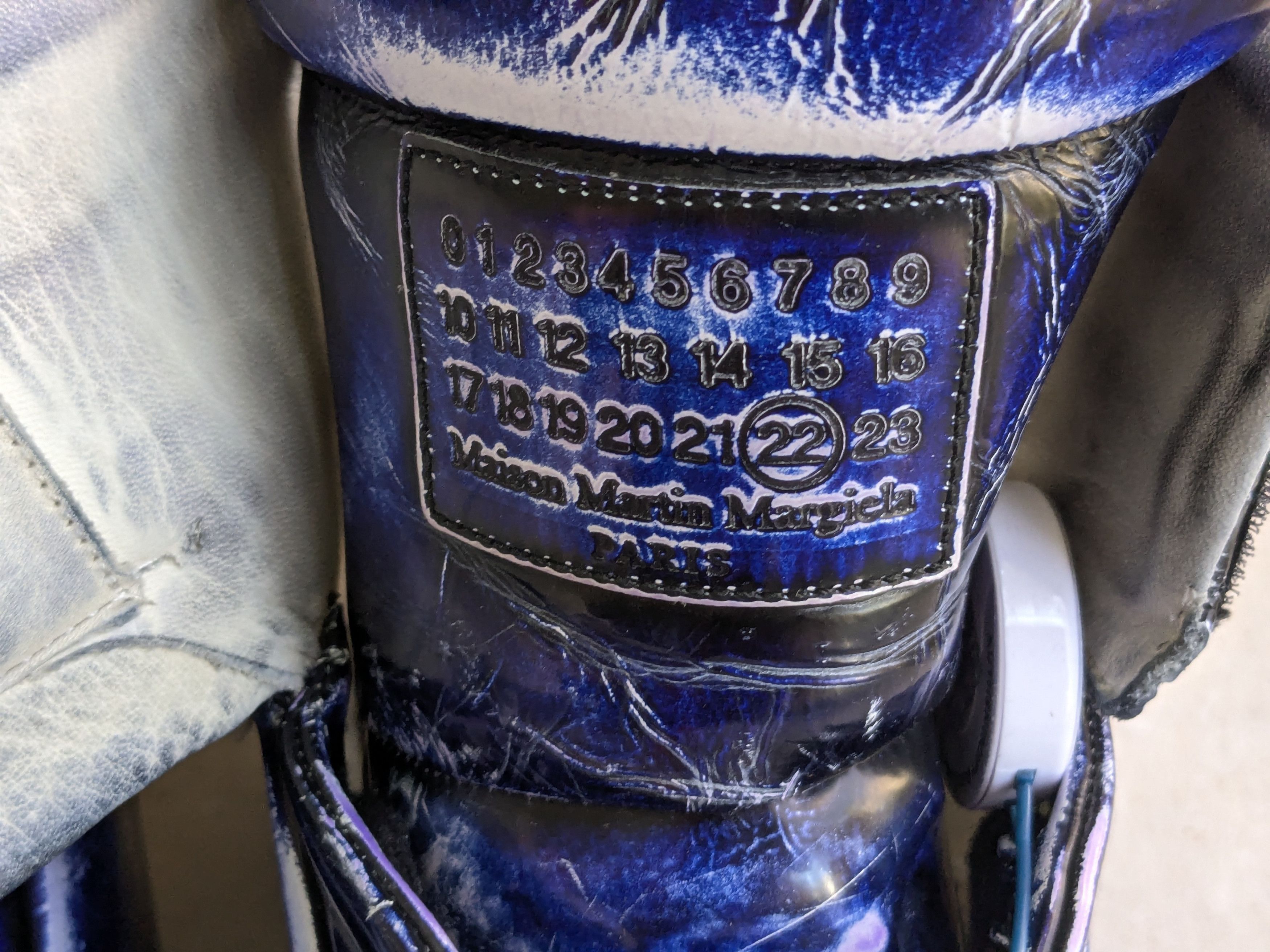 Maison Margiela Maison Margiela Future Blue Black 12 45 Leather High Tops Size US 11 / EU 44 - 6 Thumbnail