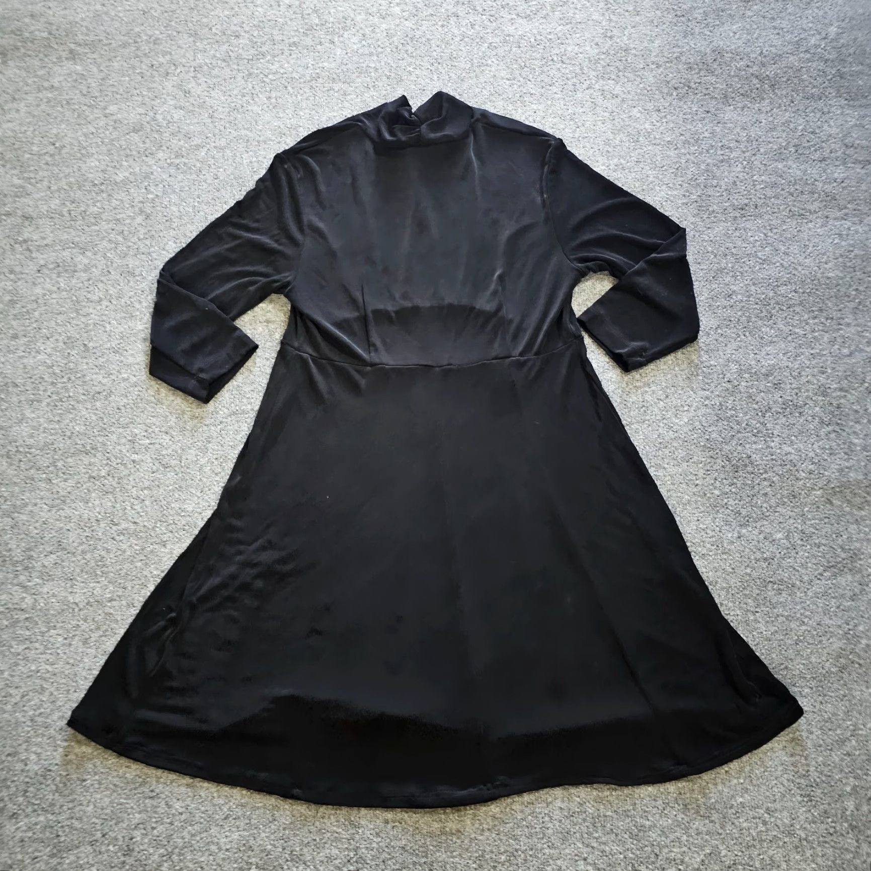 Vintage Chicos Dress Womens Large Black V Neck Stretch Slinky Travelers V Neck Career Size L / US 10 / IT 46 - 7 Thumbnail