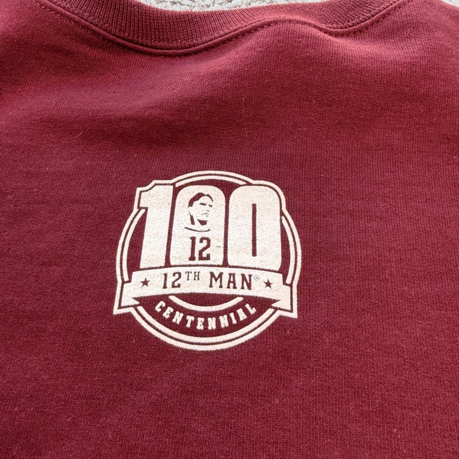 Other Texas A&M Aggies 12th Man Centennial Maroon Out Sweatshirt Size US XL / EU 56 / 4 - 4 Thumbnail