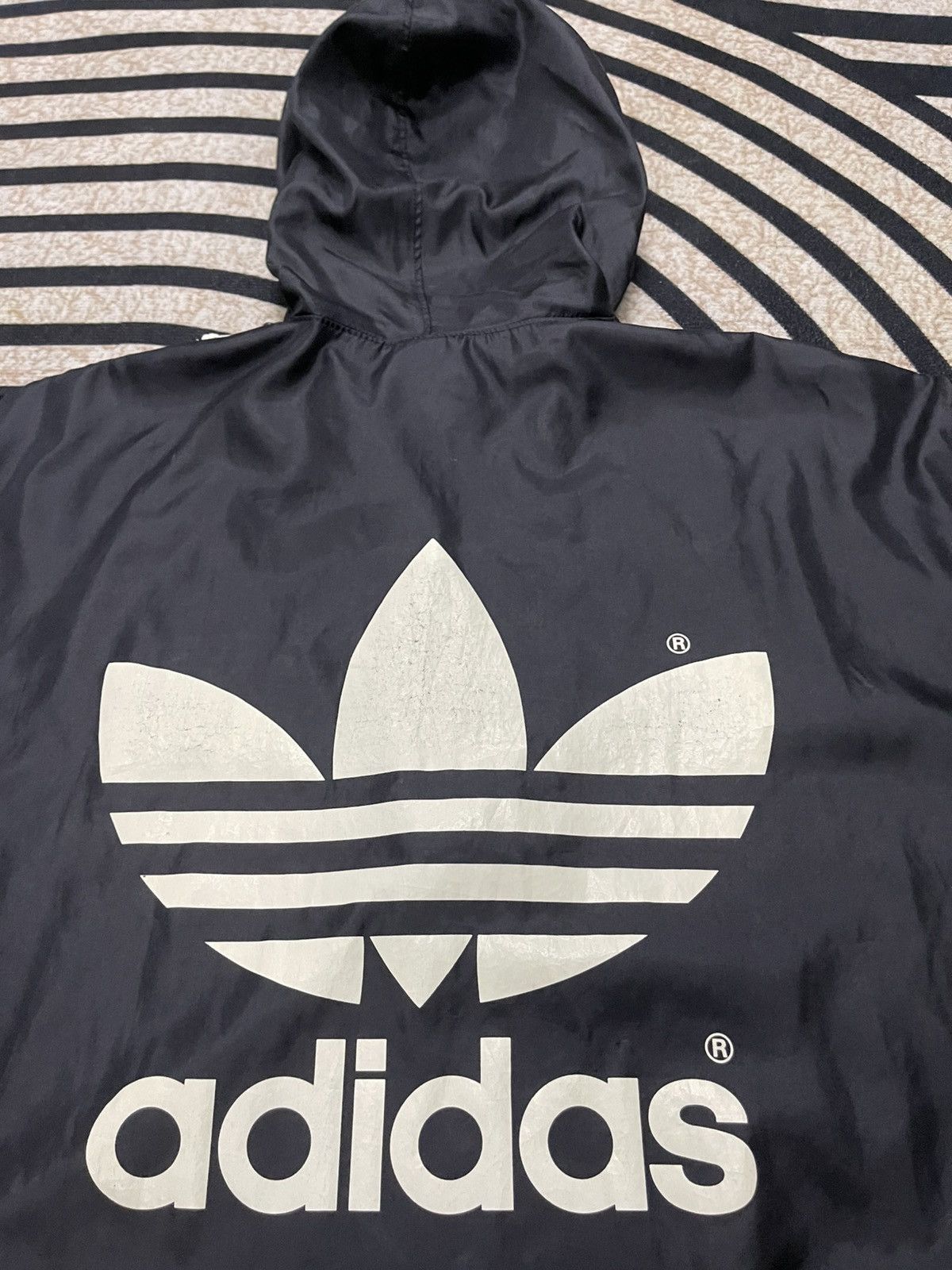 Adidas 90s ADIDAS HALF ZIPPER LIGHT JACKET HOODIE BIG LOGO Size US XL / EU 56 / 4 - 18 Thumbnail