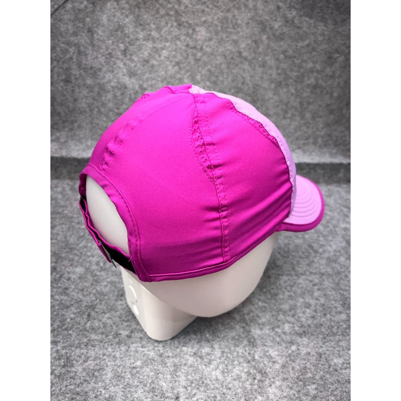 Nike Nike Hat Cap Strap Back Adult One Size Pink Purple Polyester Featherlight Golf Hat/Cap Adjustable Lightweight Men Sports Logo Spring Summer Size ONE SIZE - 7 Thumbnail