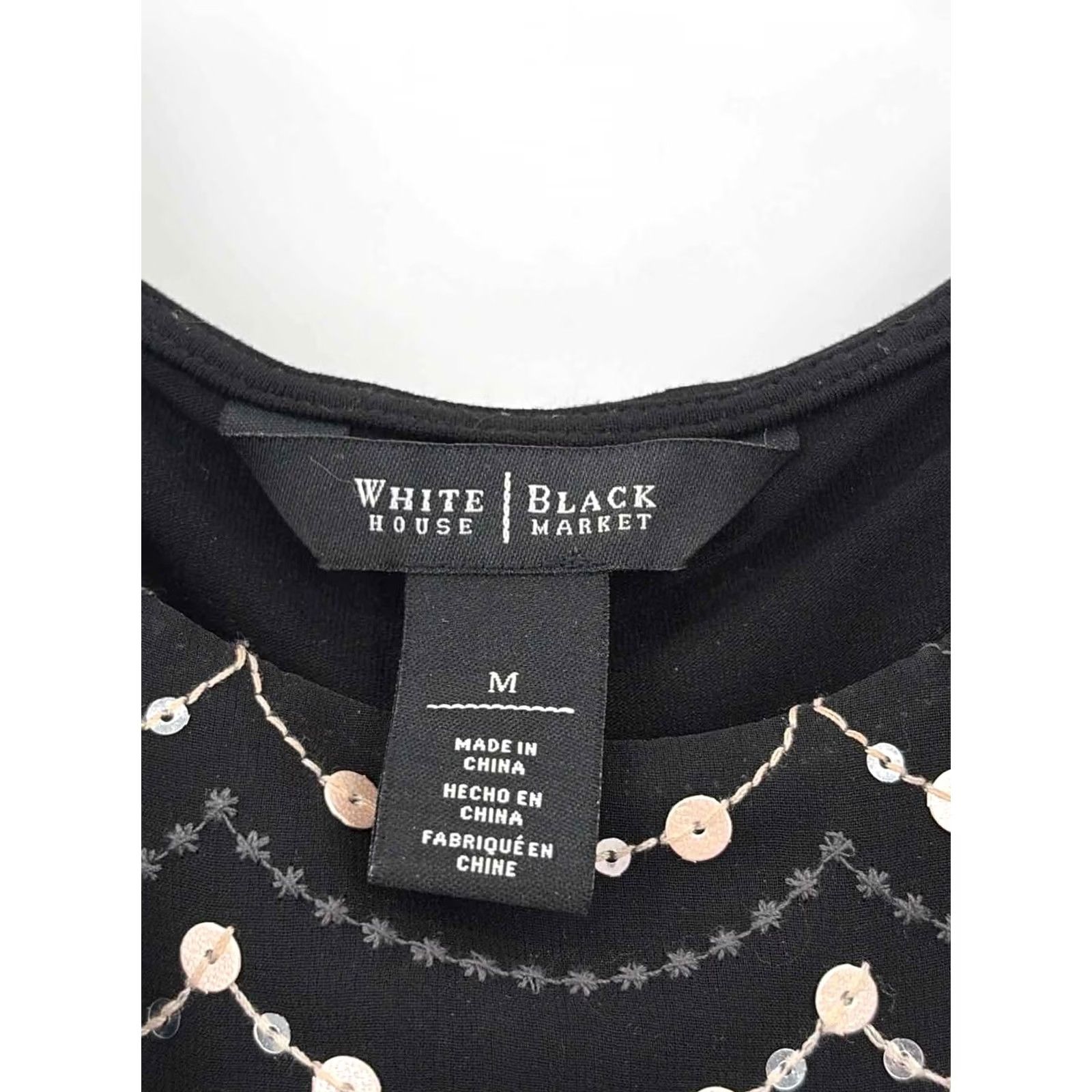 Vintage WHBM Black Tank Top - Pre-Owned Medium Size M / US 6-8 / IT 42-44 - 3 Thumbnail