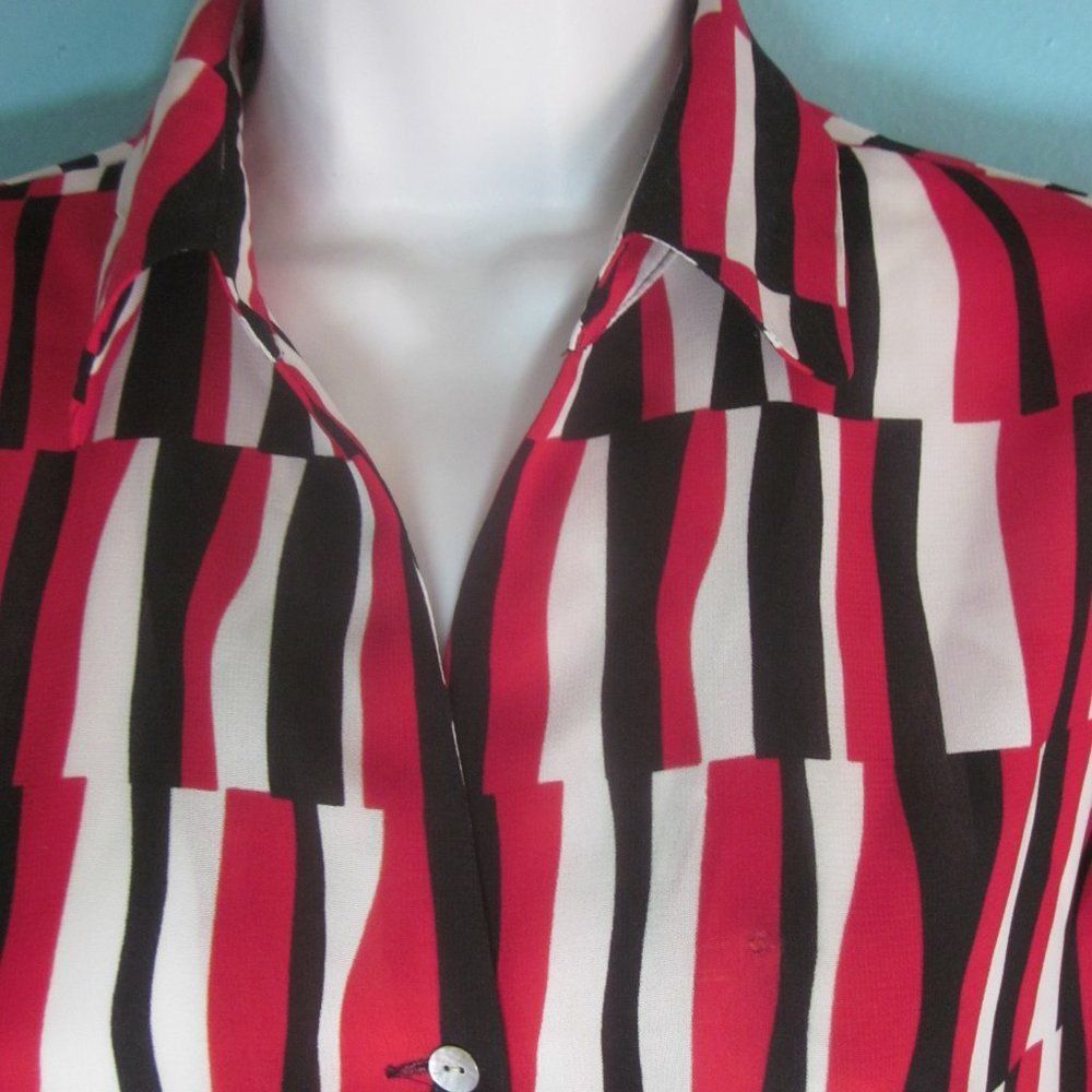 Vintage Vintage 80's Marshall Rousso Blouse Size S Size S / US 4 / IT 40 - 5 Thumbnail