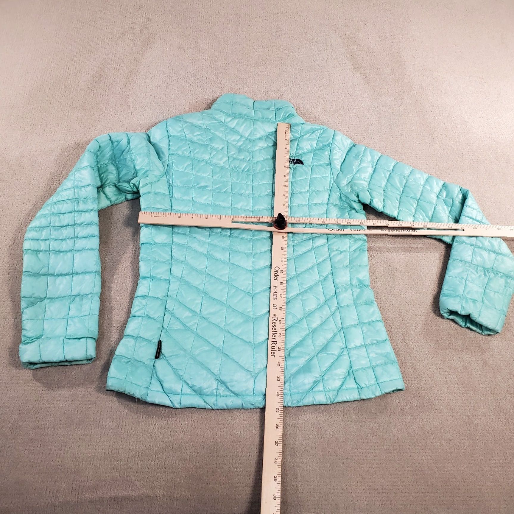 The North Face The North Face Jacket Womens Small Green Thermoball Puffer Quilted Windbreaker Womens Size S / US 4 / IT 40 - 7 Thumbnail