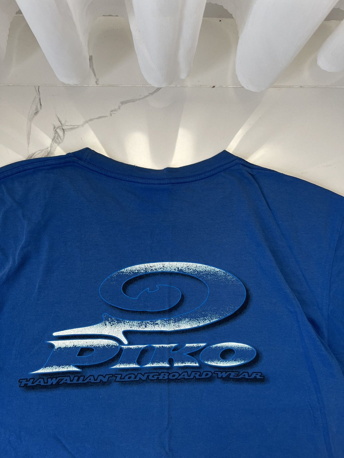 Japanese Brand 00’s PIKO HAWAIIAN LONGBOARD WEAR Y2K BIG LOGO TEE RETRO Size US L / EU 52-54 / 3 - 3 Thumbnail