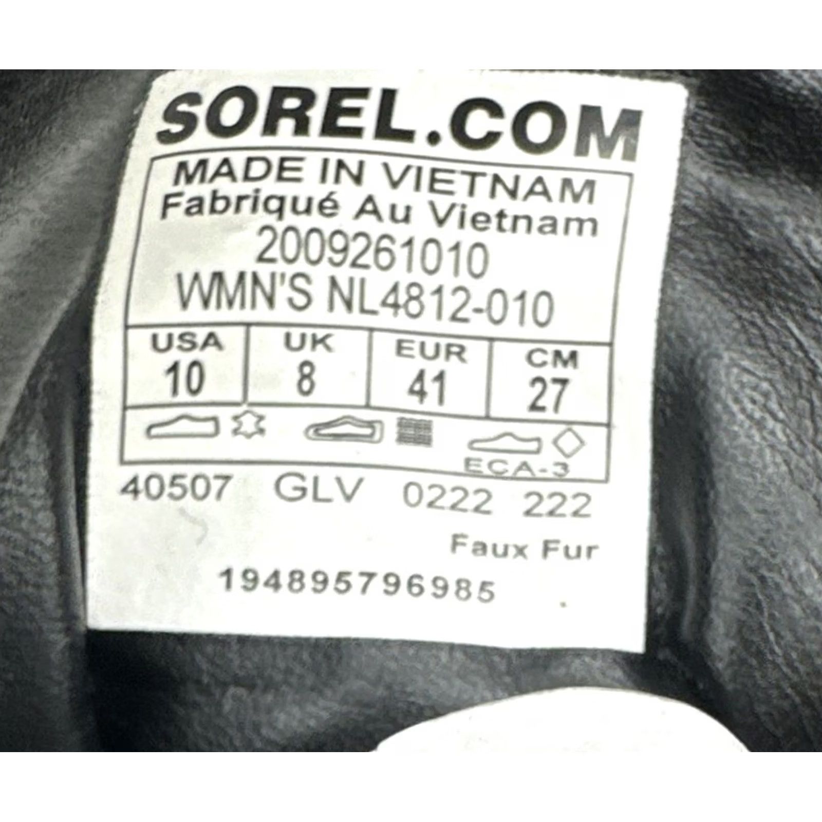SOREL SOREL Brex Boot Cozy Lace Waterproof Womens Size 9 Lug Sole Winter Comfort Boots Size US 9 / IT 39 - 5 Thumbnail