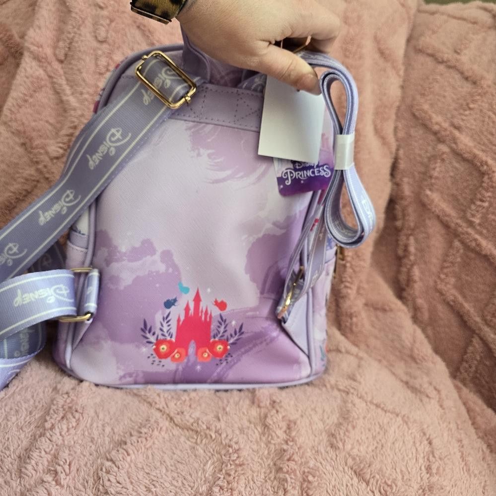 Disney Disney Sleeping Beauty 11 Inch Vegan Leather Mini Backpack Size ONE SIZE - 4 Thumbnail