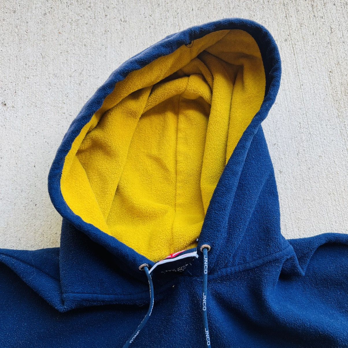 JNCO × Vintage Rare Vintage 90s Navy JNCO Crown Logo Baggy Fleece Size US XL / EU 56 / 4 - 5 Thumbnail