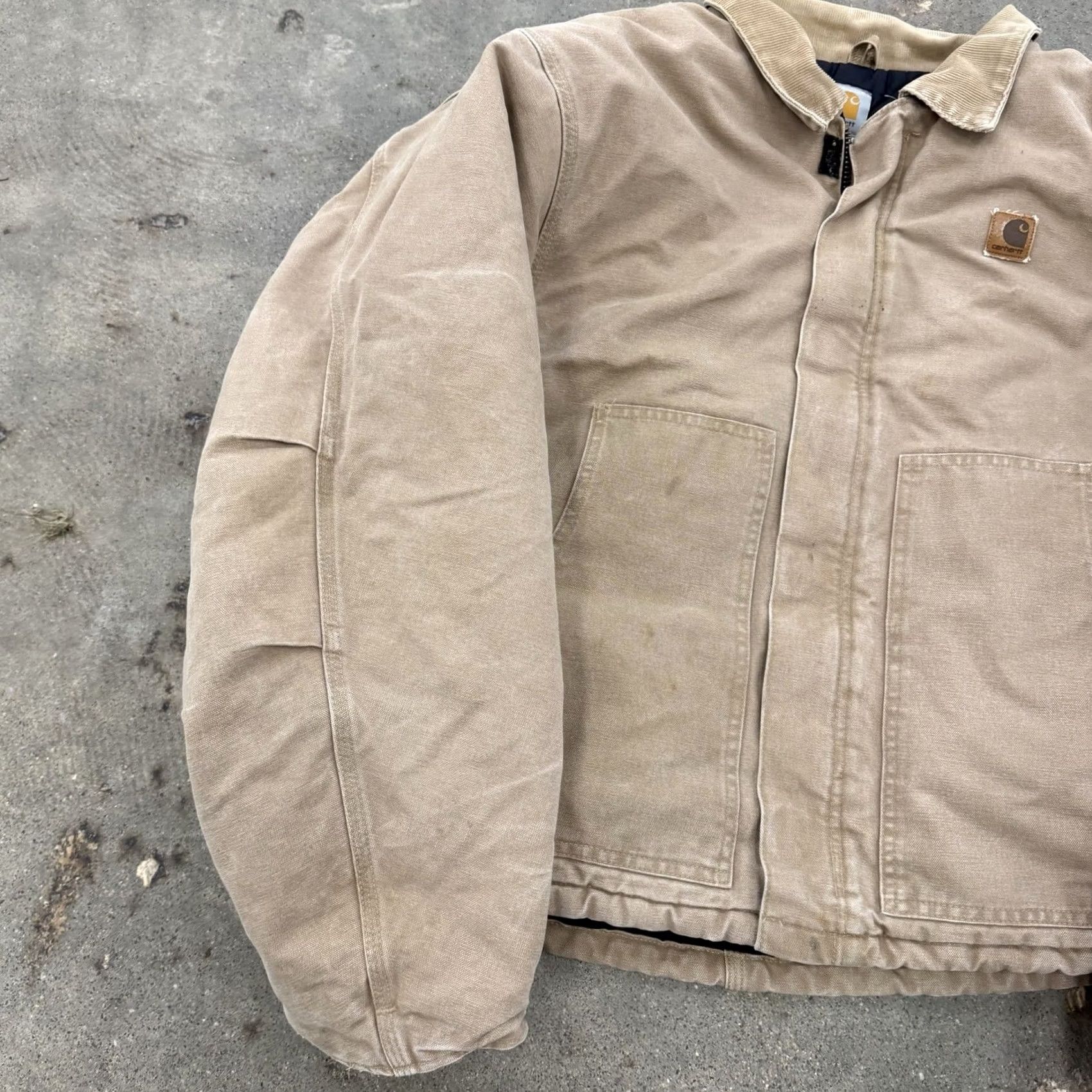 Carhartt VINTAGE Carhartt J22 SDL Jacket Coat Arctic Detroit 2XL BOXY Bomber Workwear Mens Brown Jacket Size US XXL / EU 58 / 5 - 5 Thumbnail