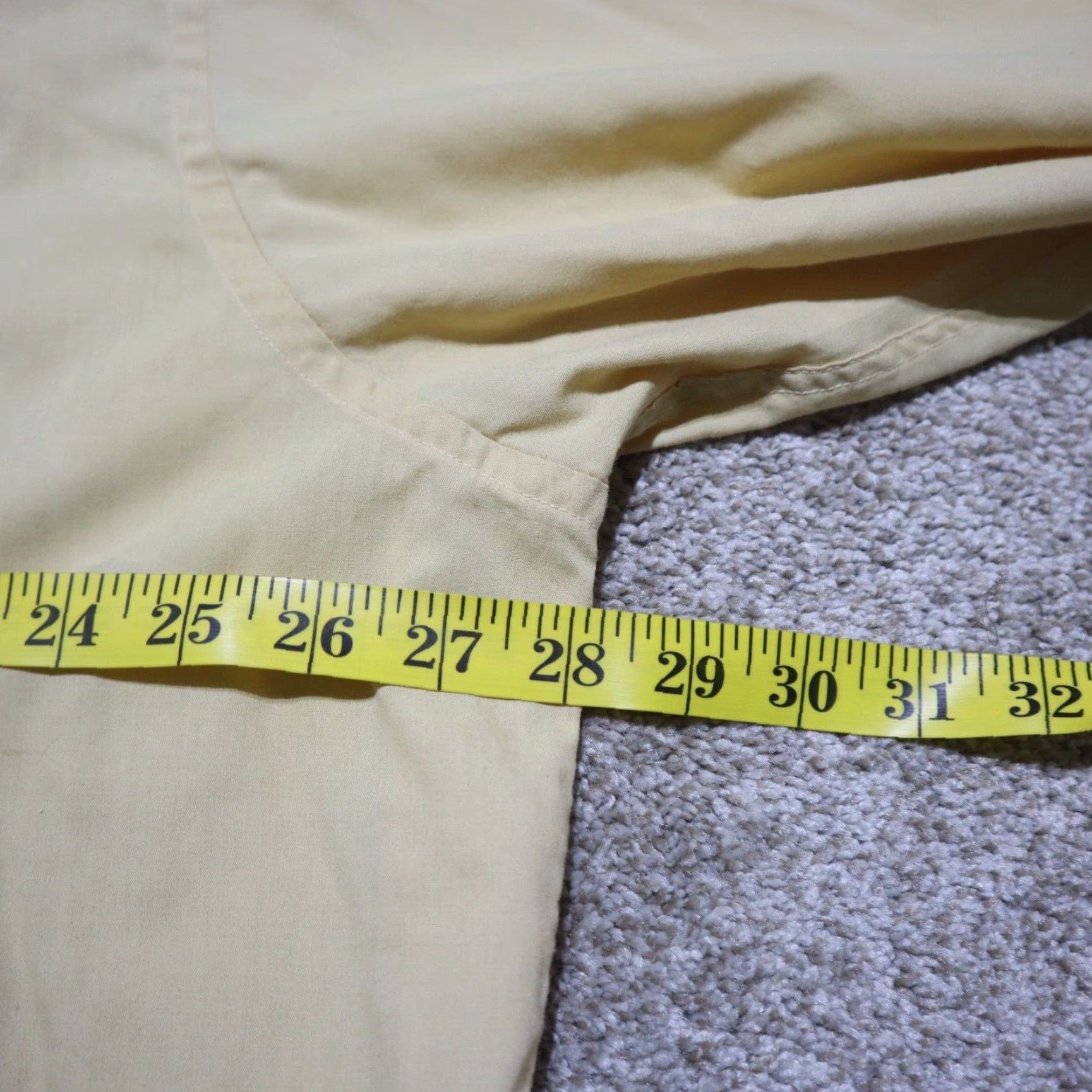Vintage Bruno Conte Shirt Adult 18.5 Yellow Button-Up Long Sleeve Men’s 36/37 Regular XS? Size US XXL / EU 58 / 5 - 6 Thumbnail