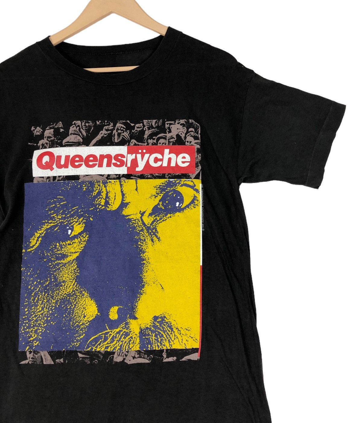 Band Tees Vintage Queensryche 1989 Operation Mindcrime Tour T Shirt Size US M / EU 48-50 / 2 - 7 Thumbnail
