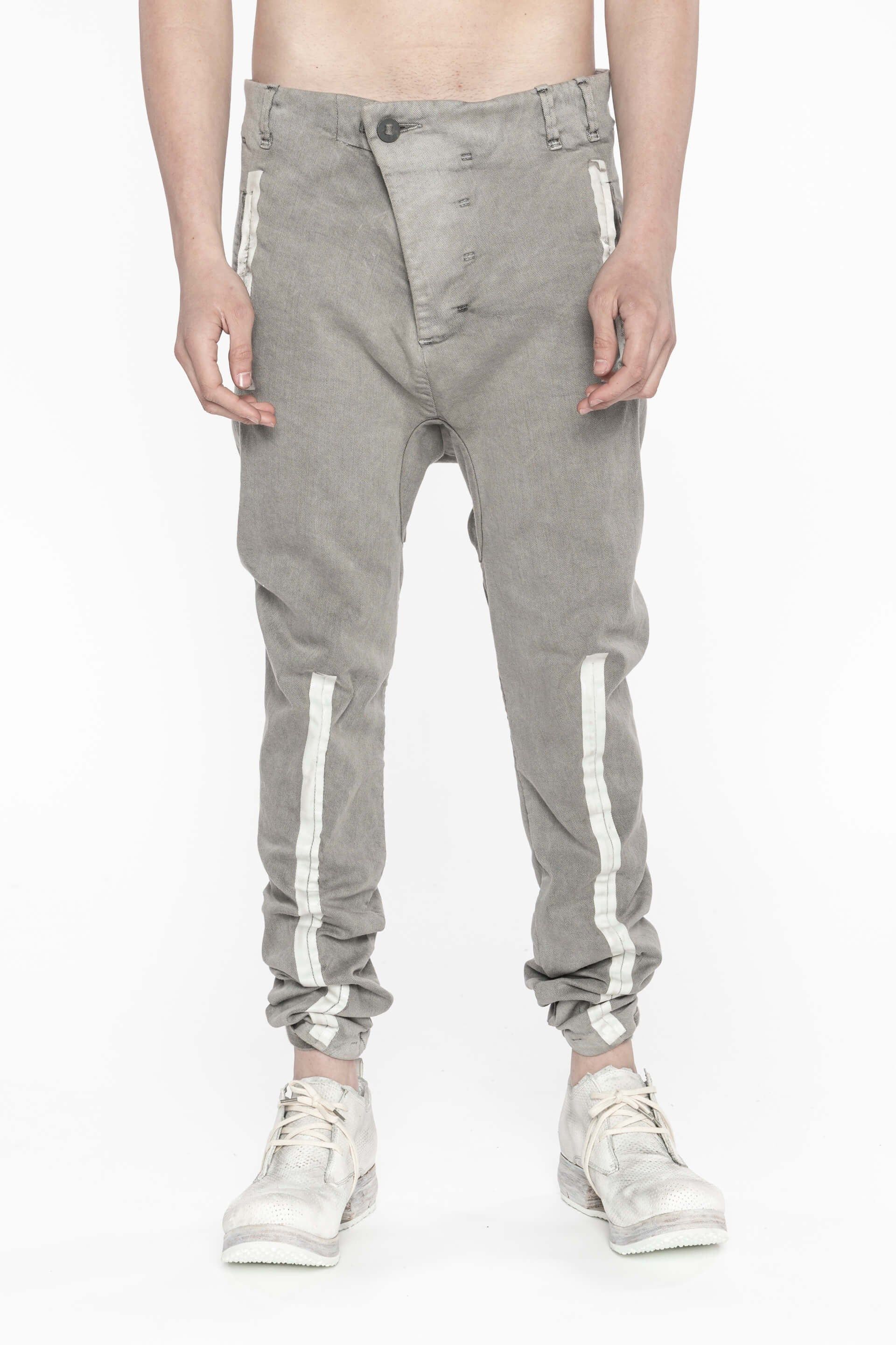 Boris Bidjan Saberi Boris P11 Carbon Grey Tapeseam Cotton Pant Size L Size US 34 / EU 50 - 15 Thumbnail