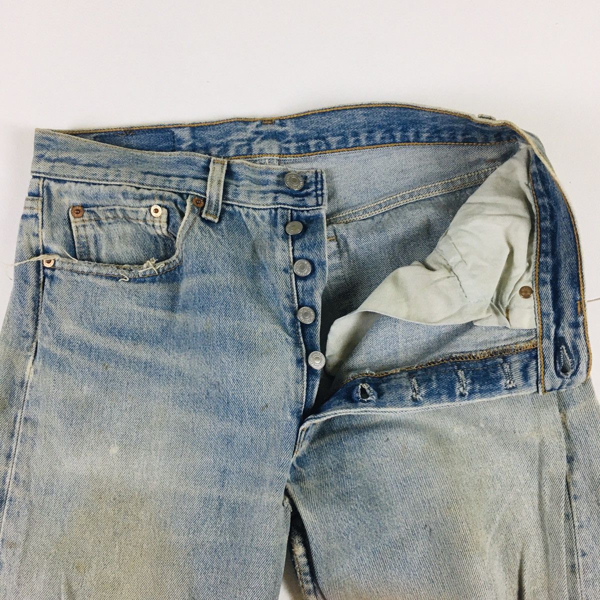 Levi's Vintage Clothing Vintage 90s Levi’s 501 Made in USA Size US 32 / EU 48 - 12 Thumbnail
